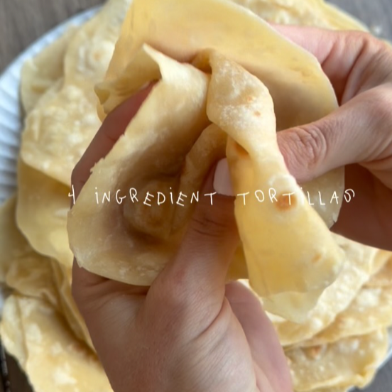 4 Ingredient Tortillas soft