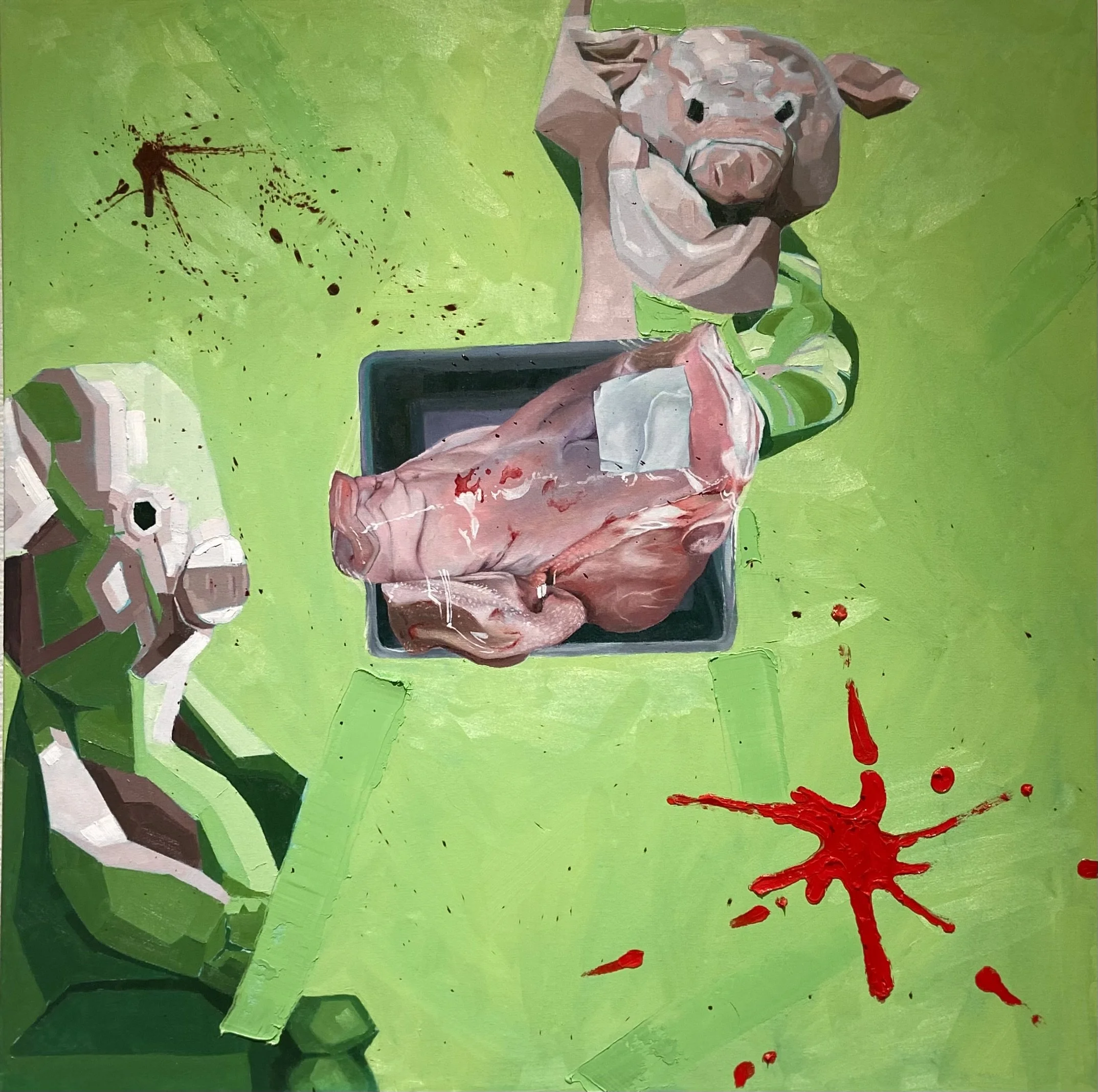 Pigs
2025
Oil on canvas
30x30