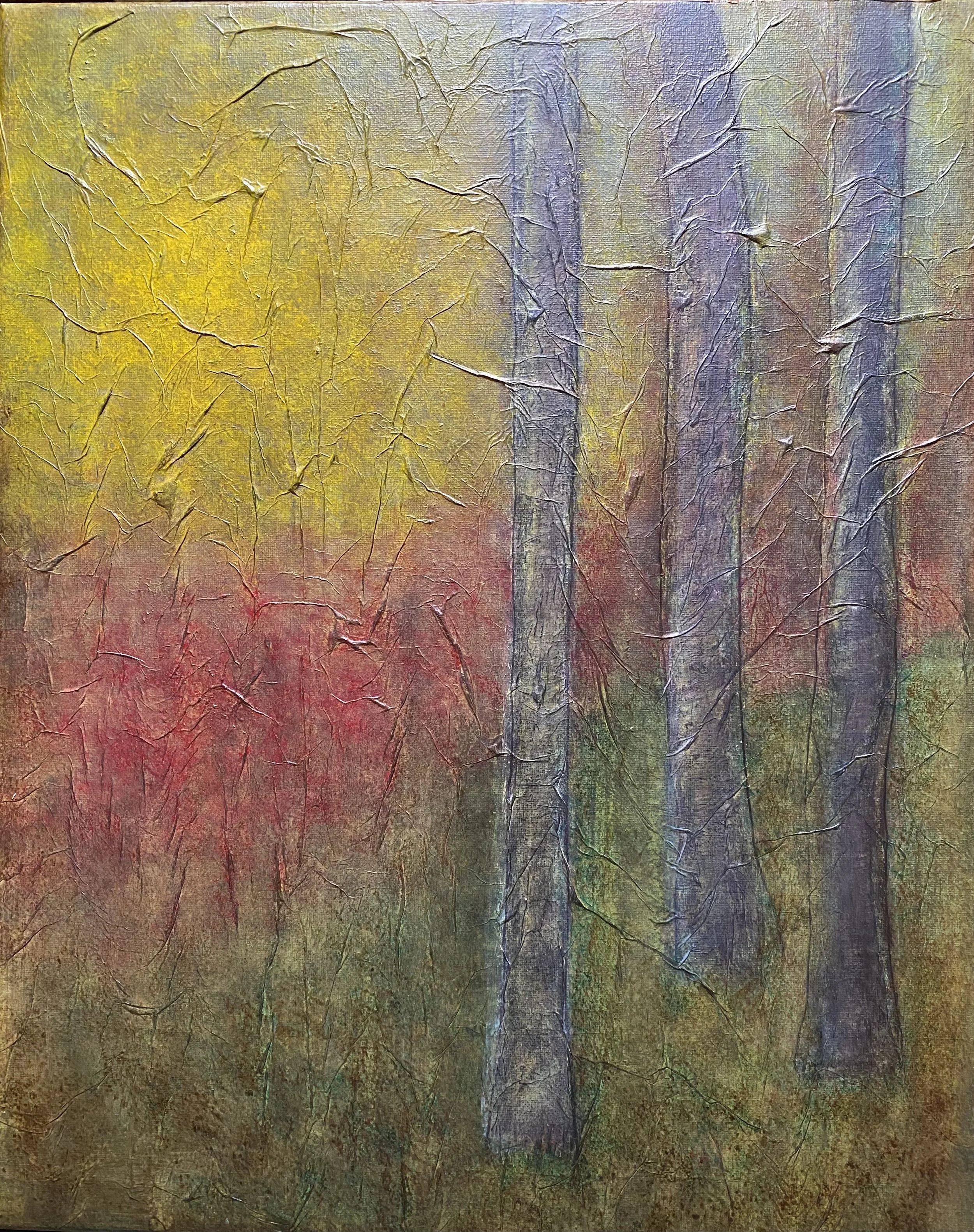 Acrylic on textured canvas   16" x 20"