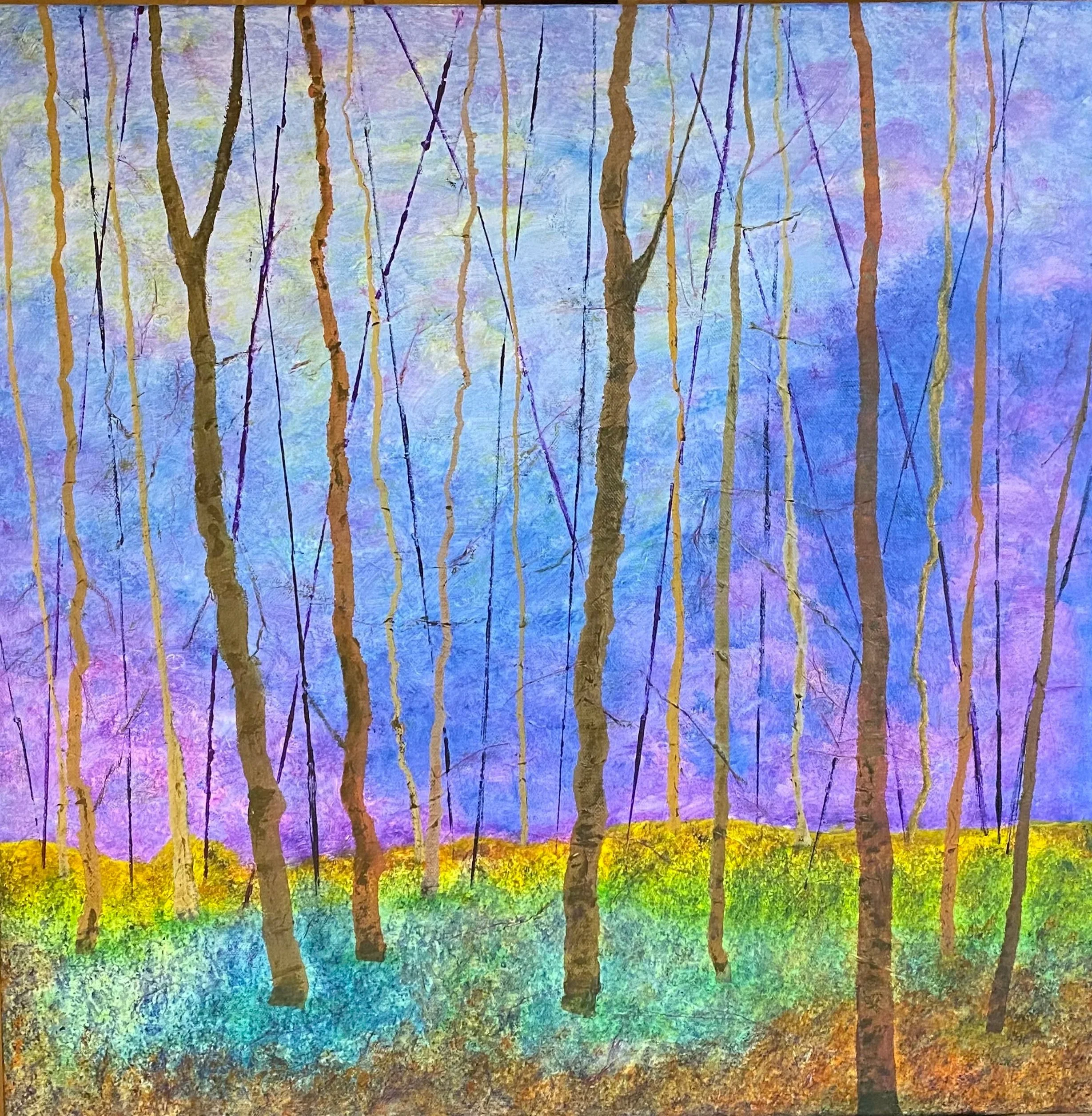 Acrylic on textured canvas   24" x 24"