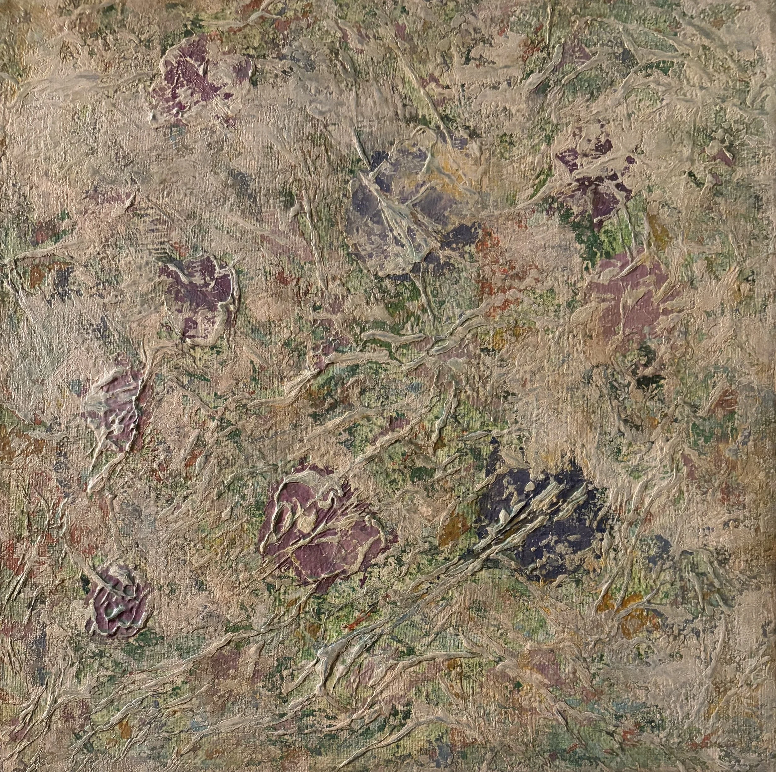 Acrylic on textured canvas   15" x 15"