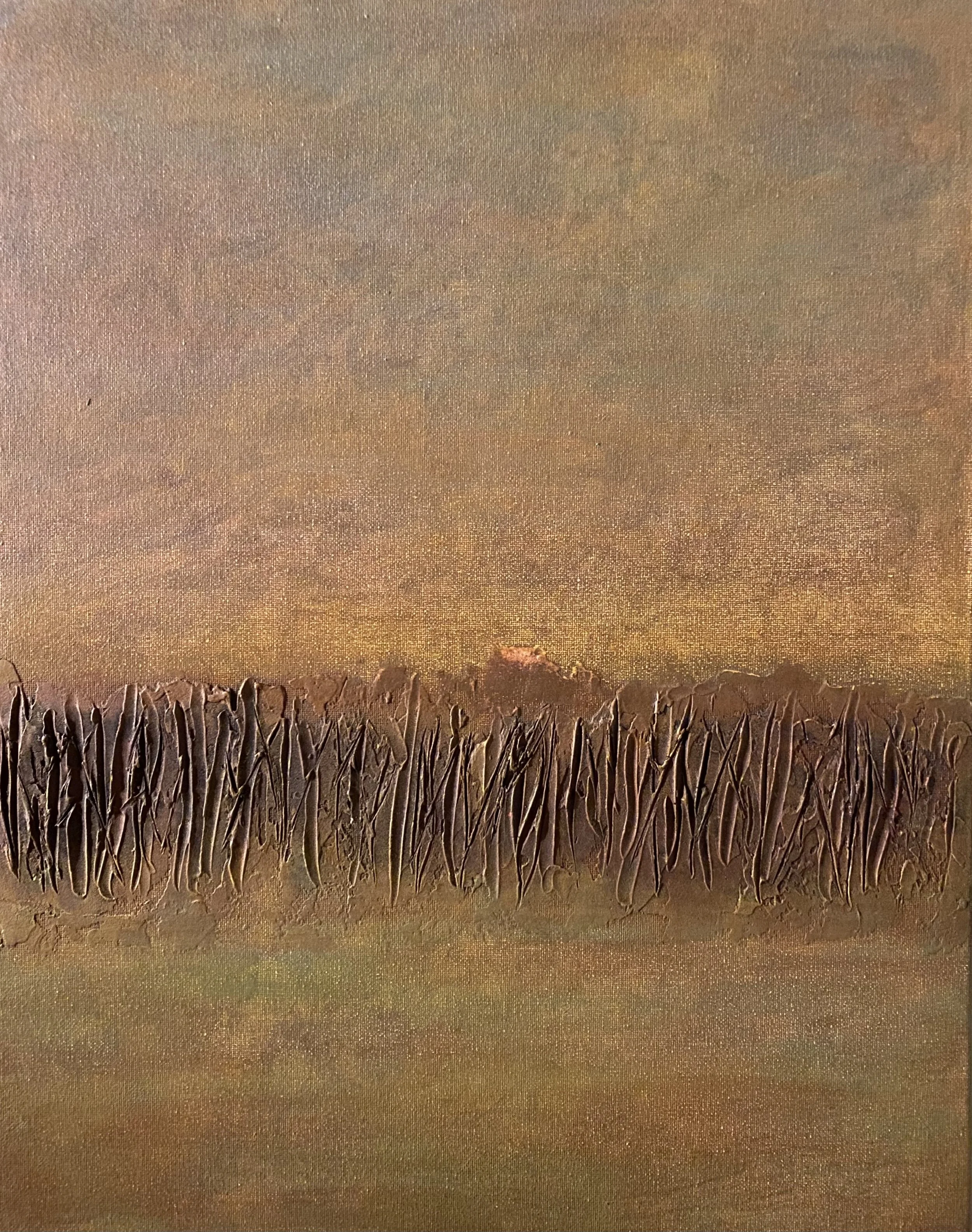 Acrylic on textured canvas   16" x 20"