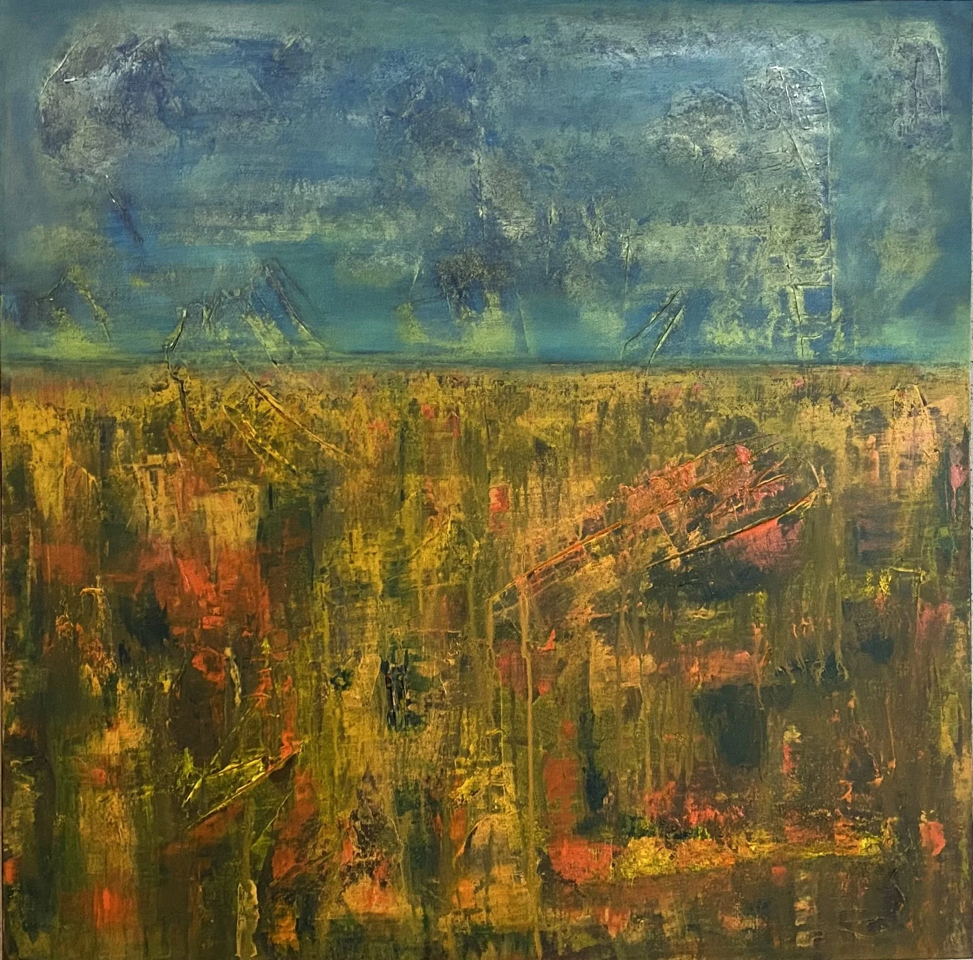 Acrylic on textured canvas   36" x 36"
