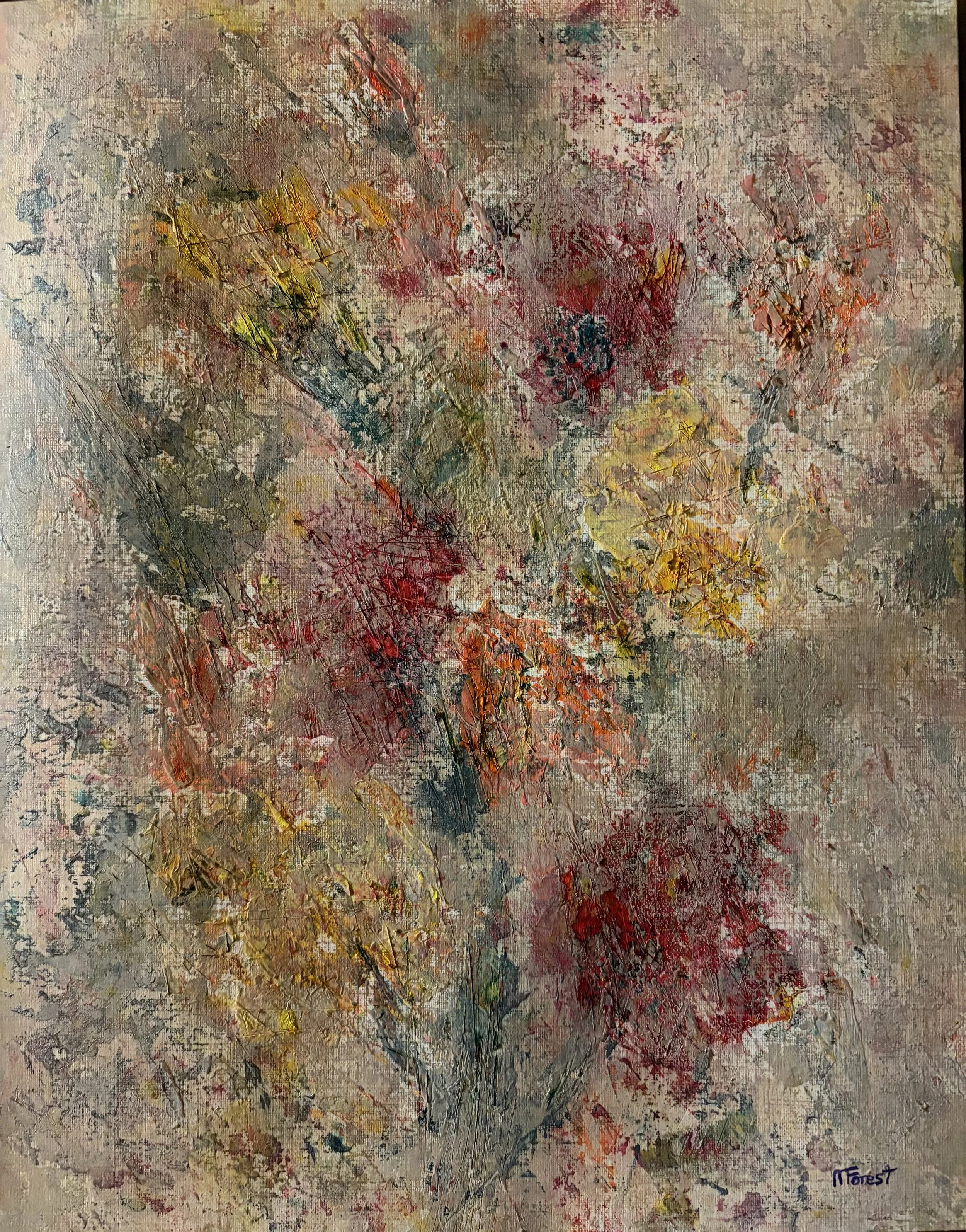 Acrylic on watercolor paper   11" x 14"
