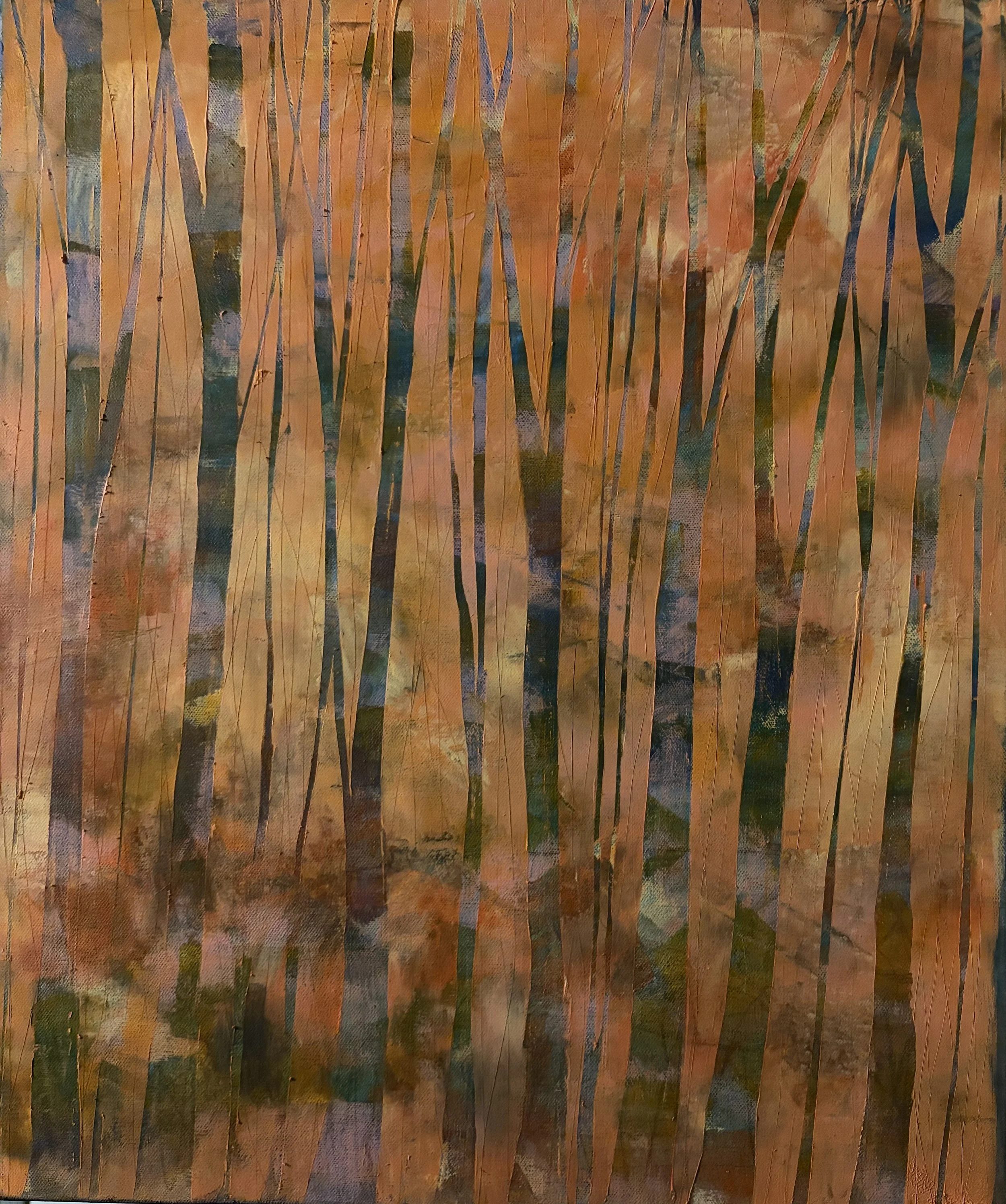 Acrylic and cold wax on canvas