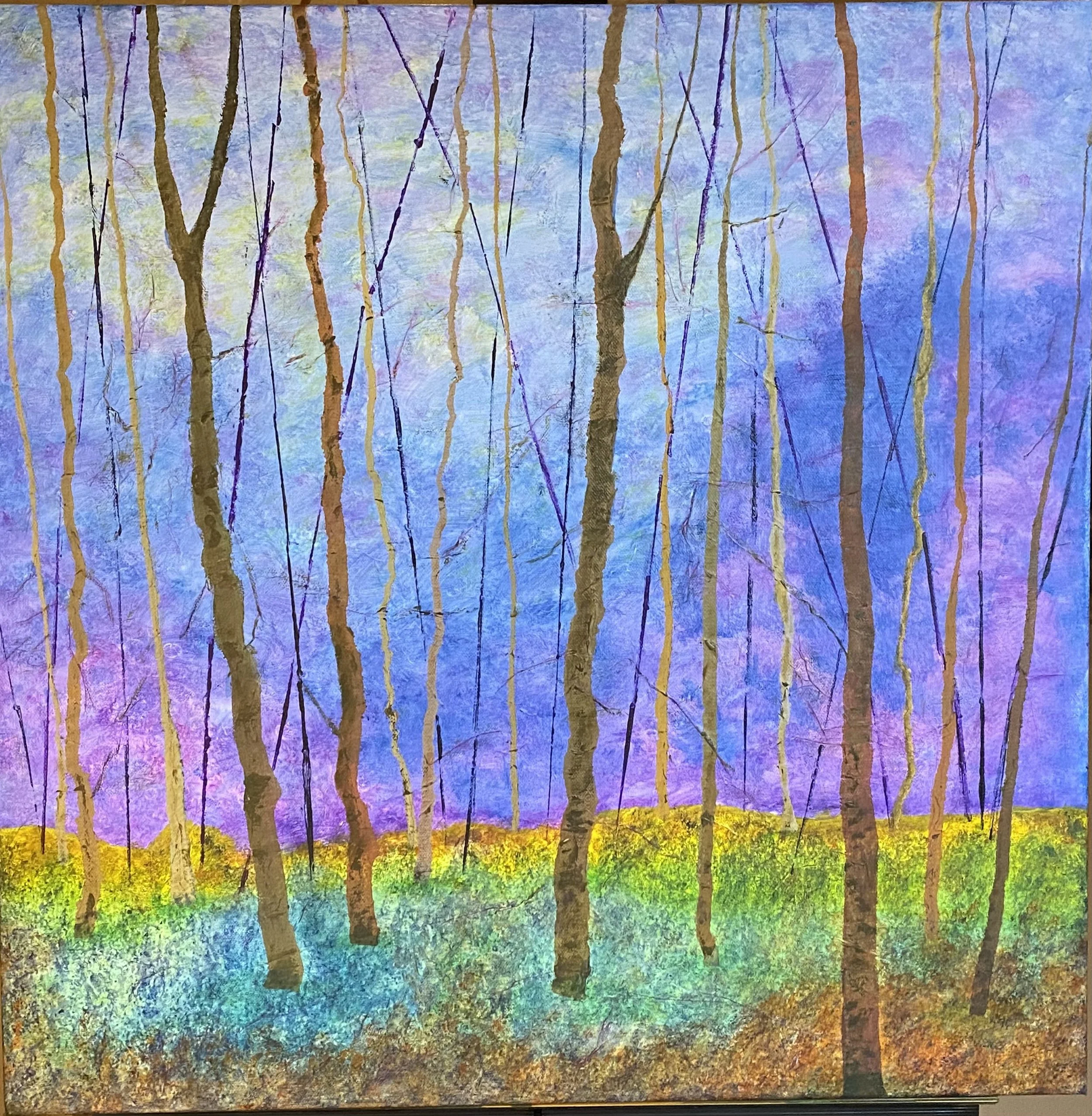 Acrylic on textured canvas