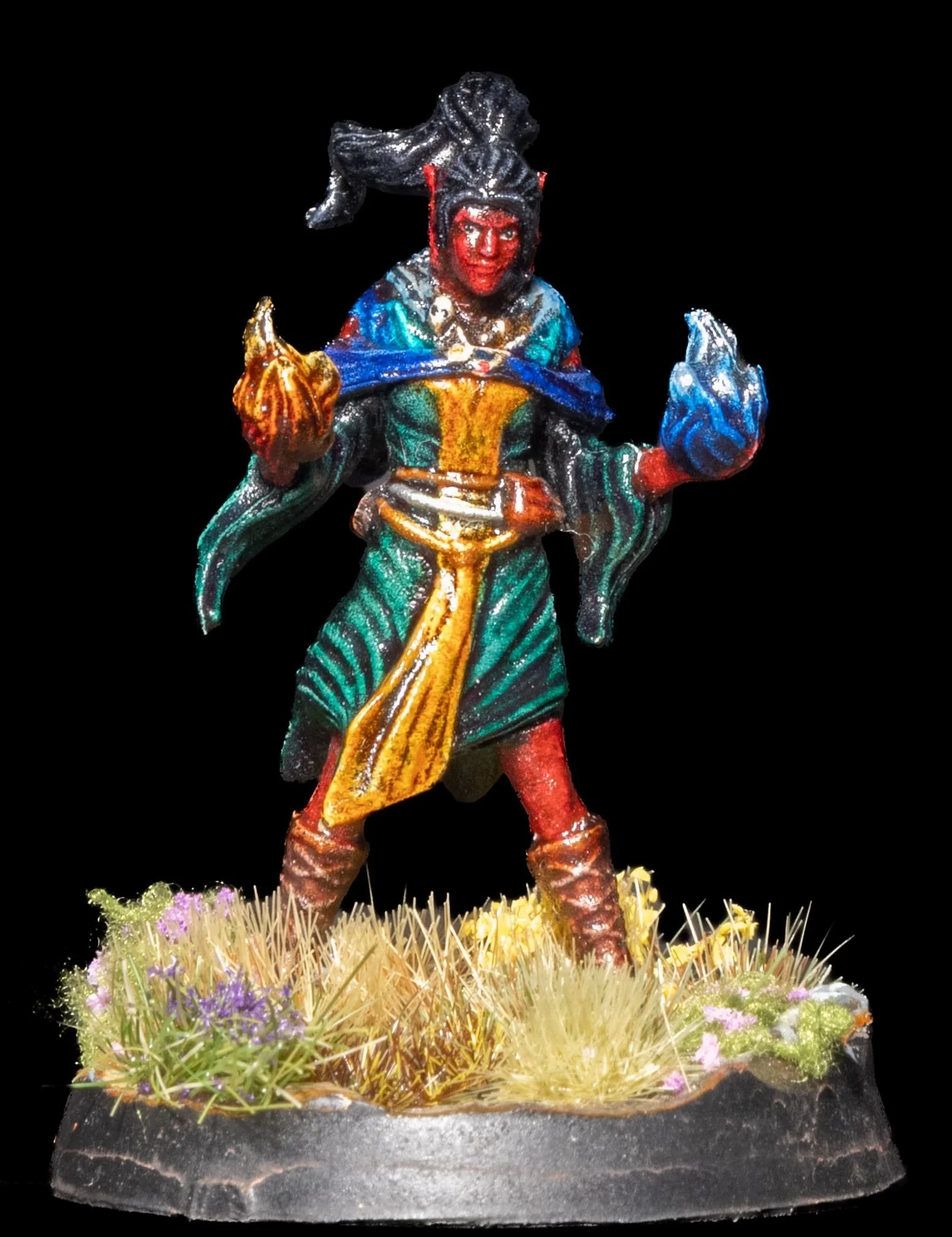 TIEFLING DRUID
(custom terrain base)