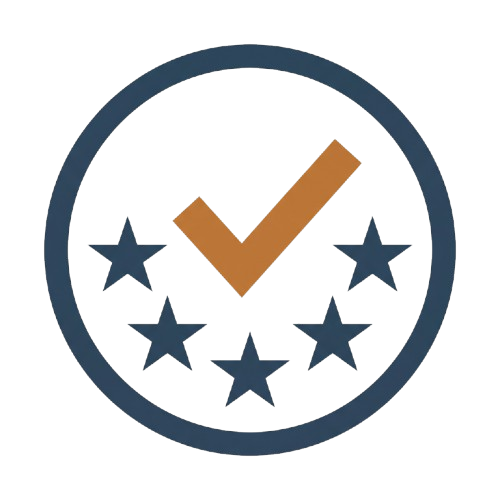 5-star customer rating badge for DEVELA Property Group local cleaning and maintenance services