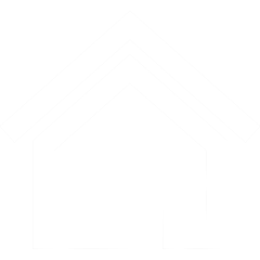 A black logo featuring a stylized house with a roof and a door.