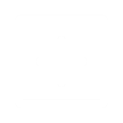 Icon of a white plus sign inside a white square with rounded corners on a black background.