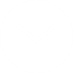 Icon of an envelope inside a circle.