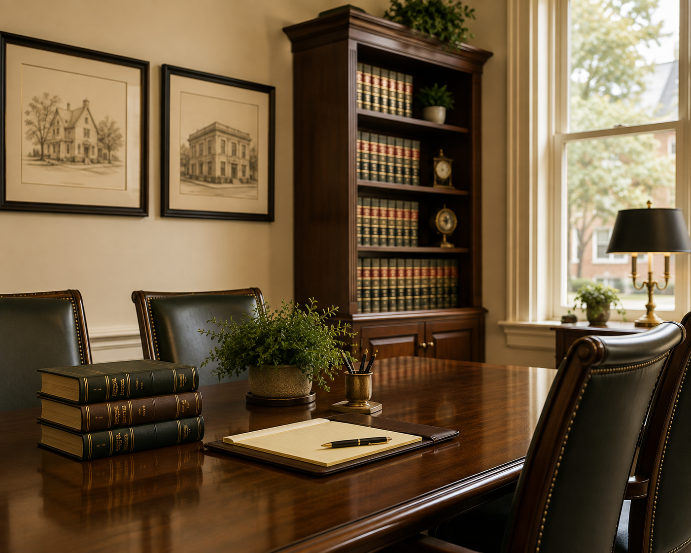 Professional law office conference room representing Bensinger, Cotant & Menkes PC