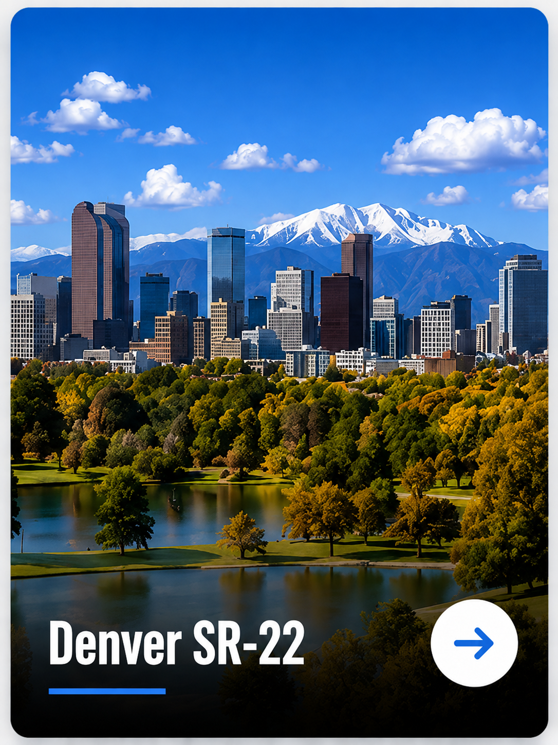 SR-22 insurance in Denver, Colorado skyline