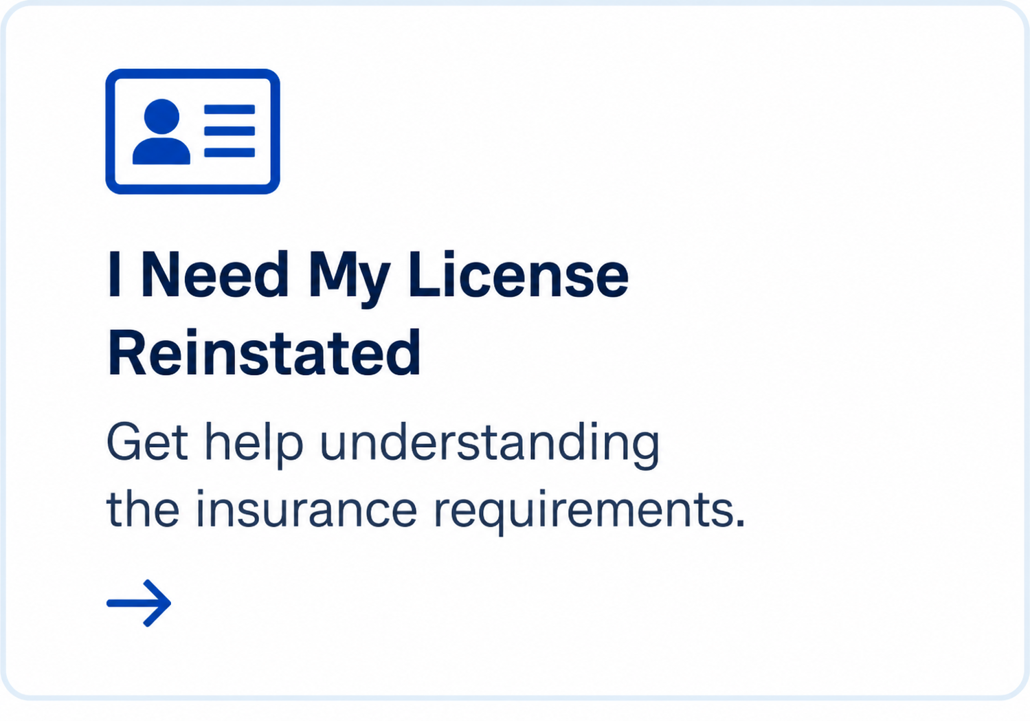 SR-22 for Colorado driver license reinstatement