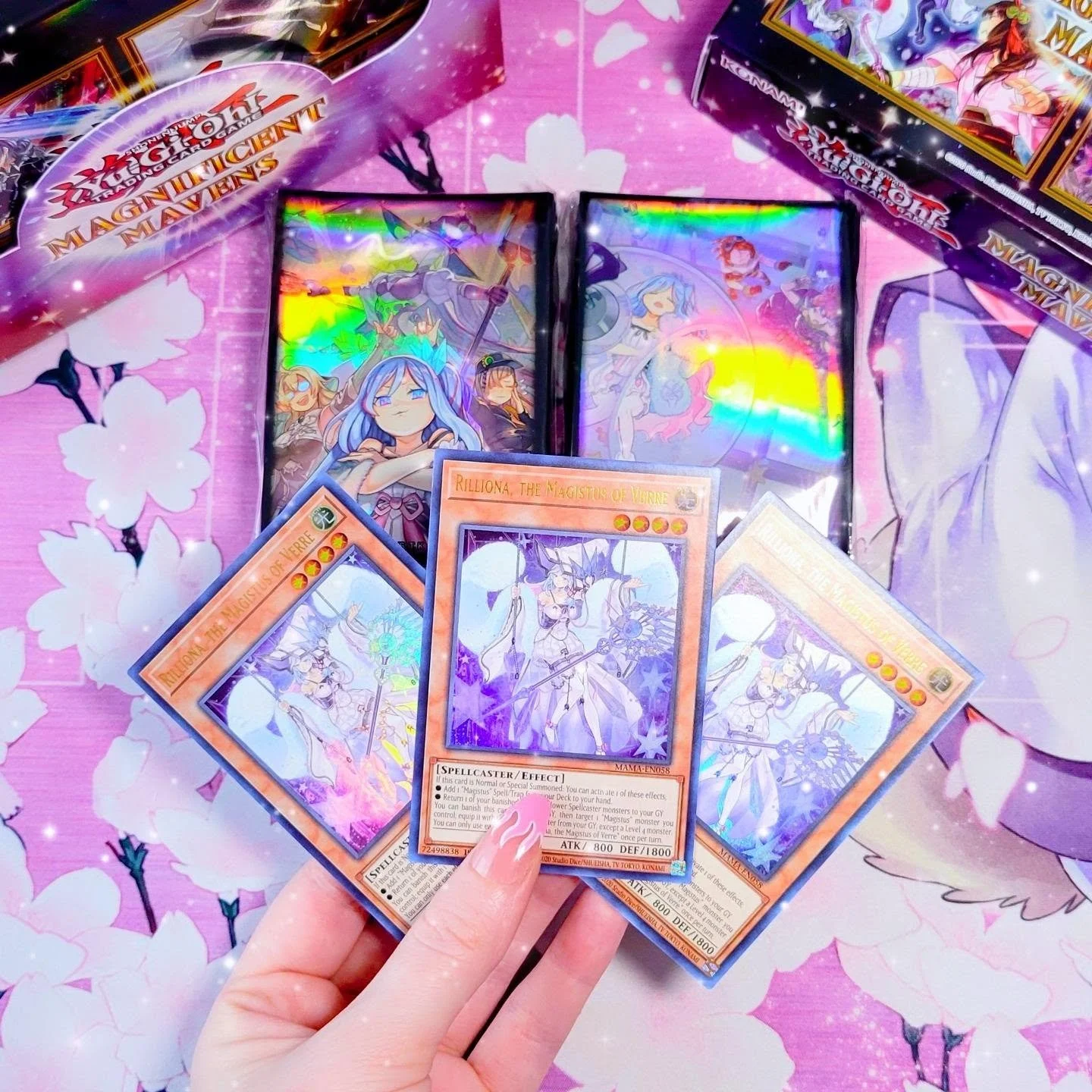 🩷 Throwback 🩷 Everyone is talking about MAMO but MAMA gave us the cutest holographic sleeves 😍 

There's so much to love about this hobby, I hope you play it, I hope you dive into the lore, I hope you love the art, I hope you truly enjoy it for wh