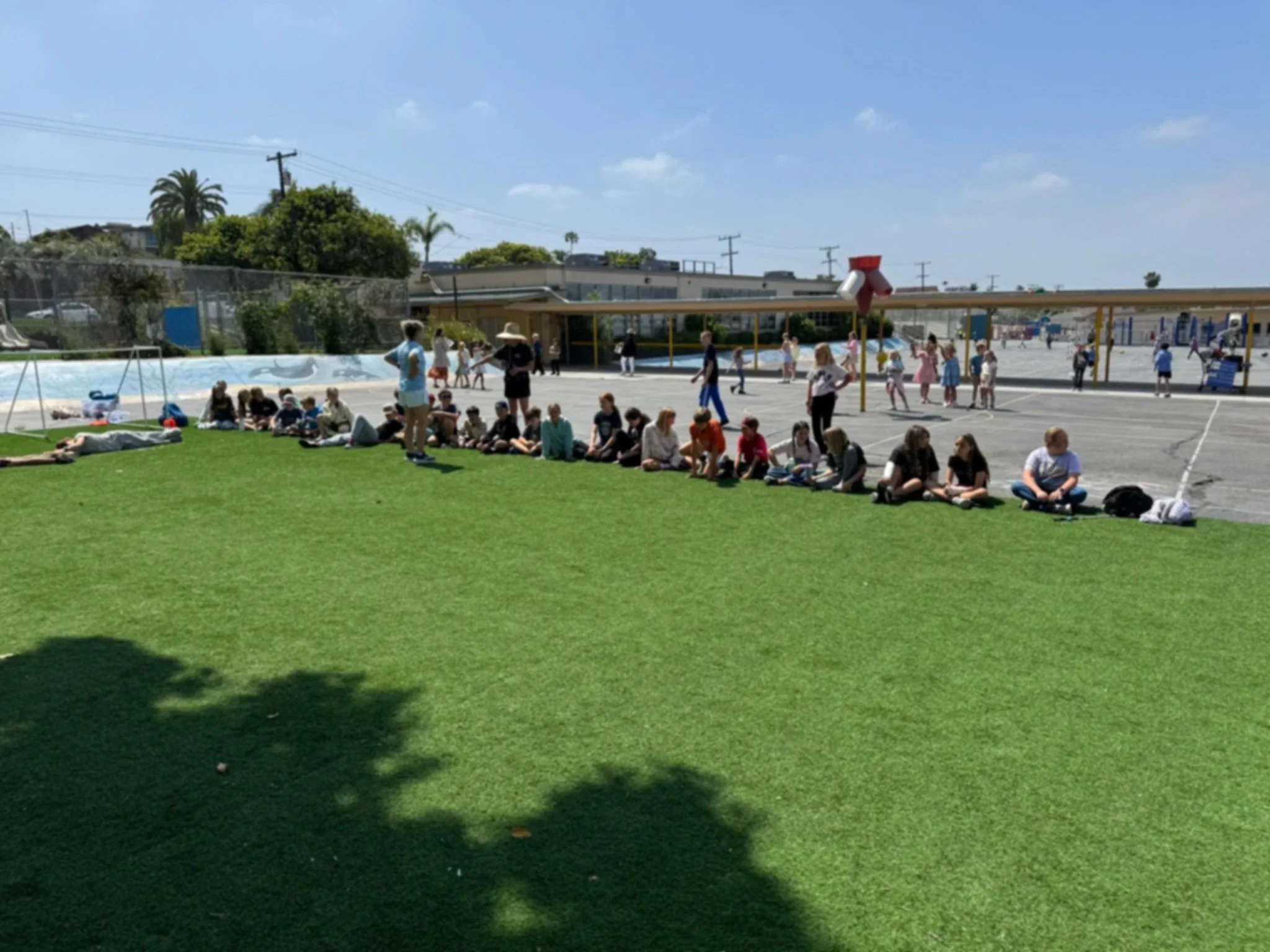 Goalball Clinic at Bay Park Elementary