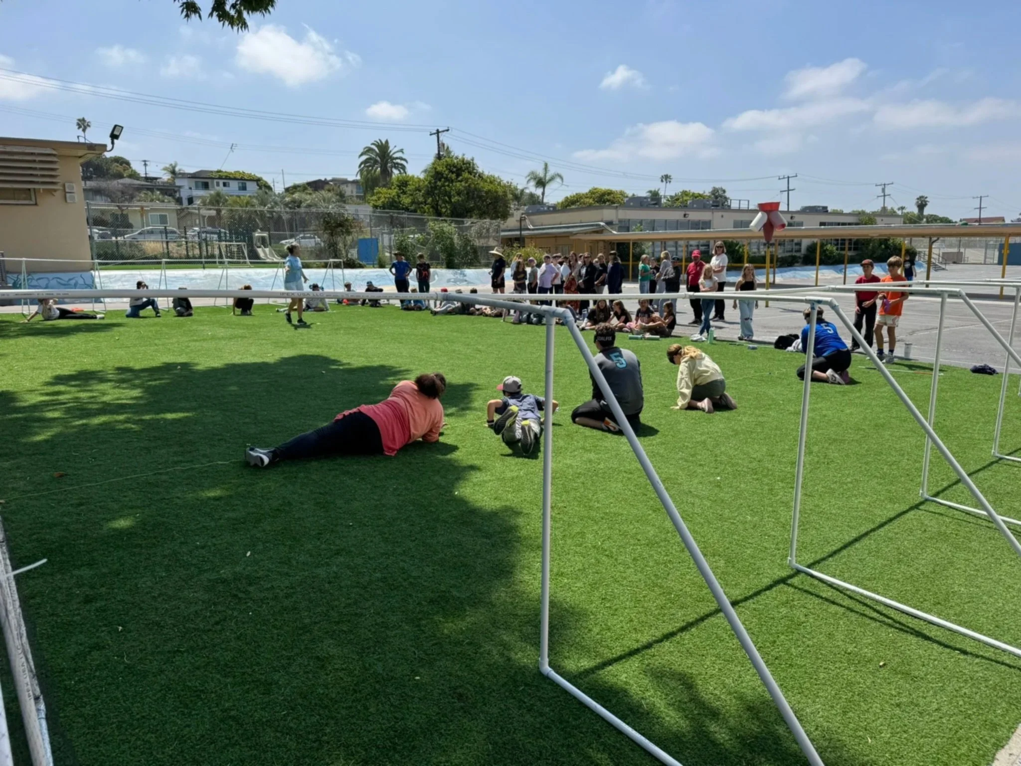Introducing Goalball at Bay Park Elementary