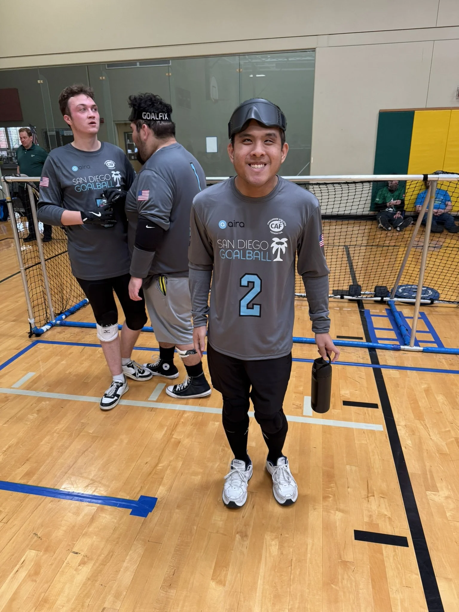 Darren enjoying a game well played.