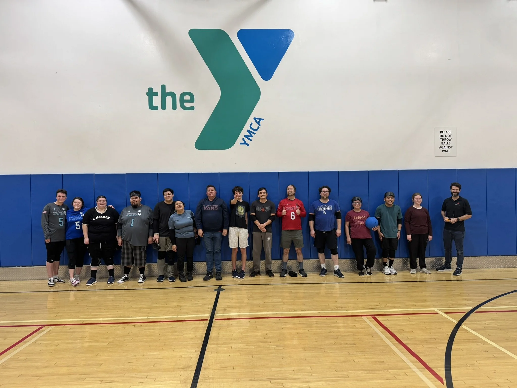 San Diego Goalball at the Mission Valley YMCA