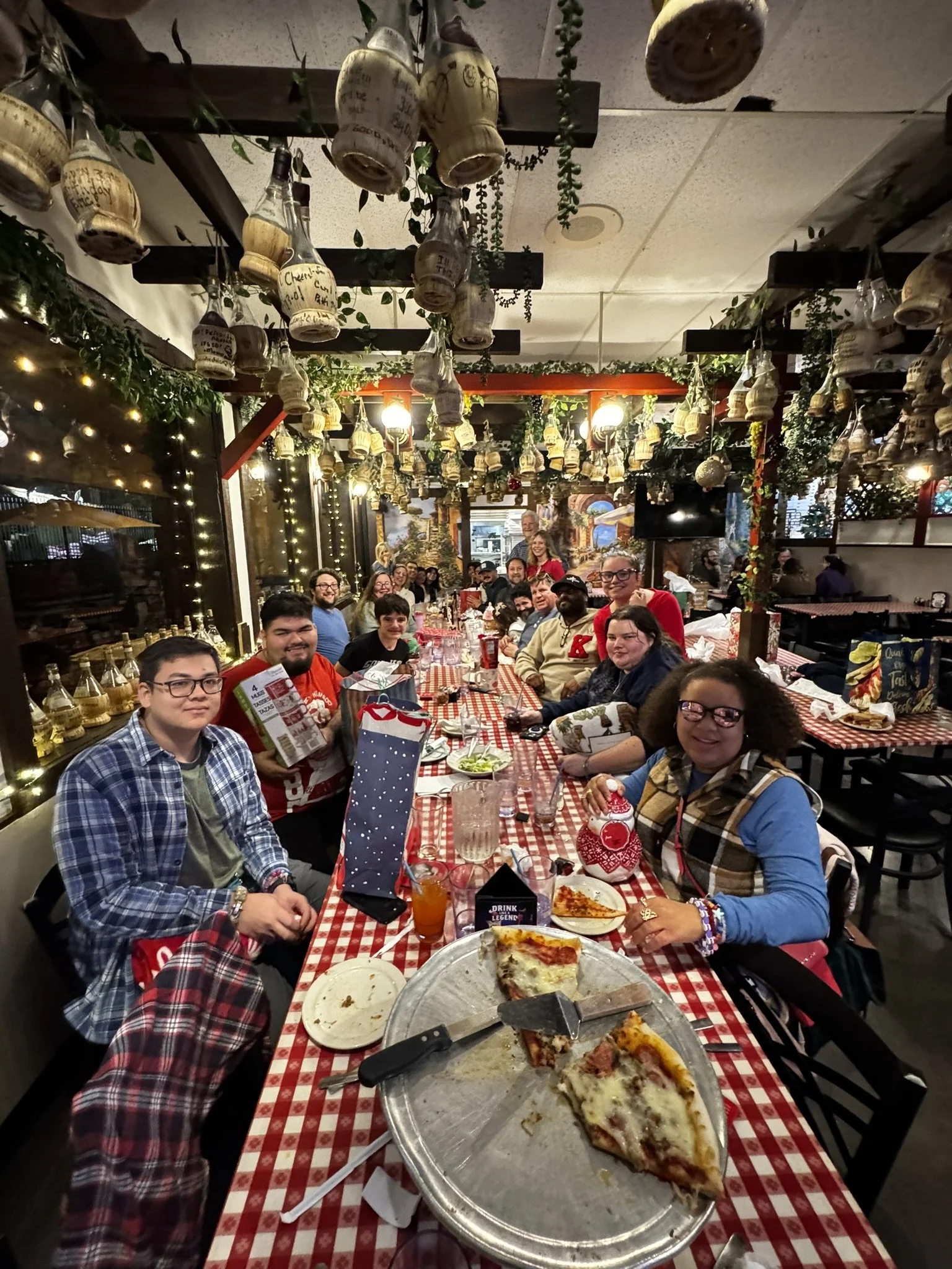 2025 Pizza Holiday parry at Fillipi's