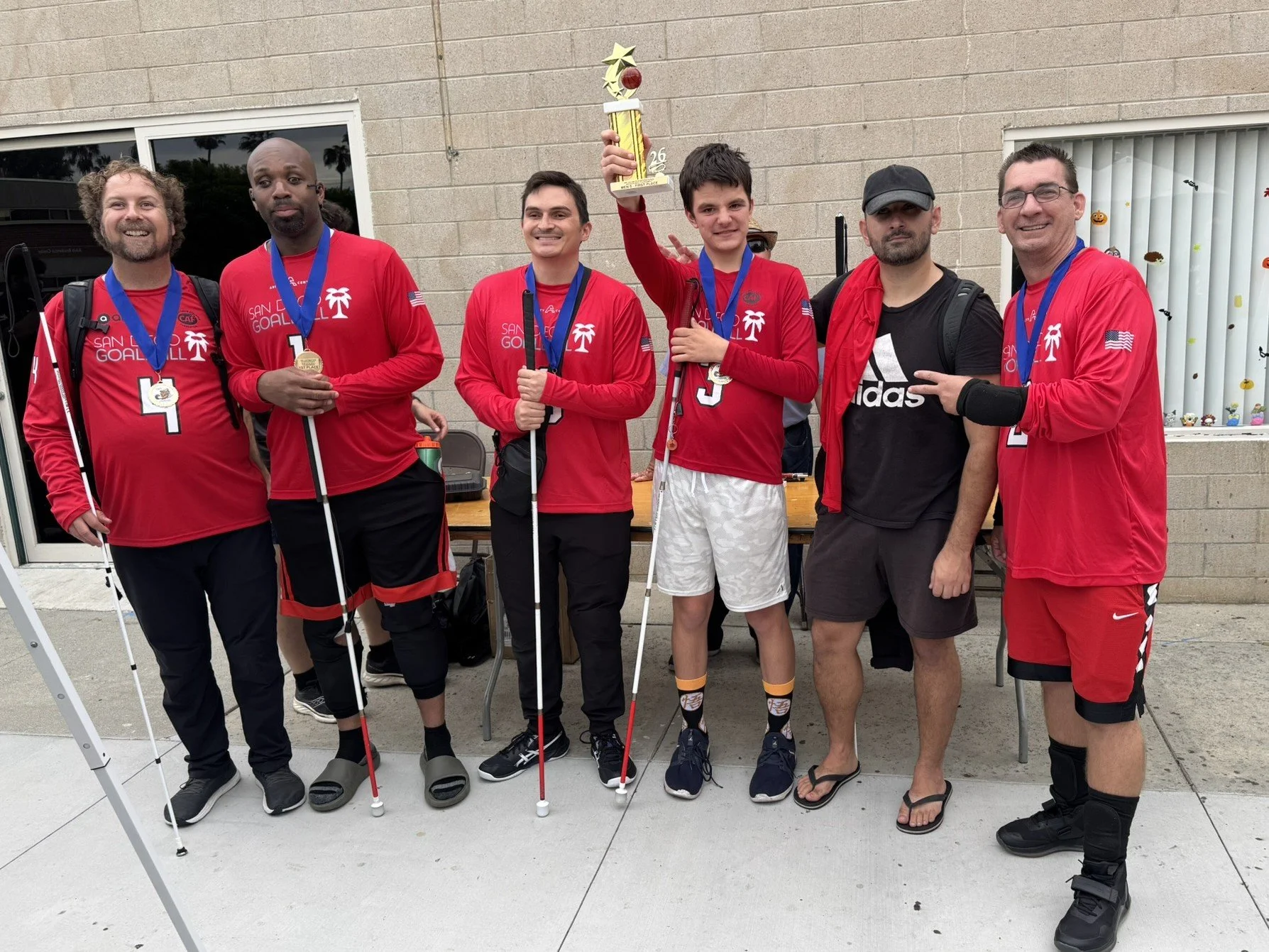2026 OPI Tournament SD Goalball Gold Medal Winning Team