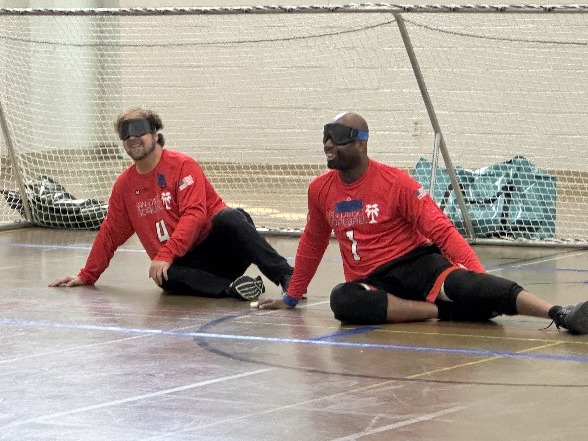 Mike and Lamar playing defense