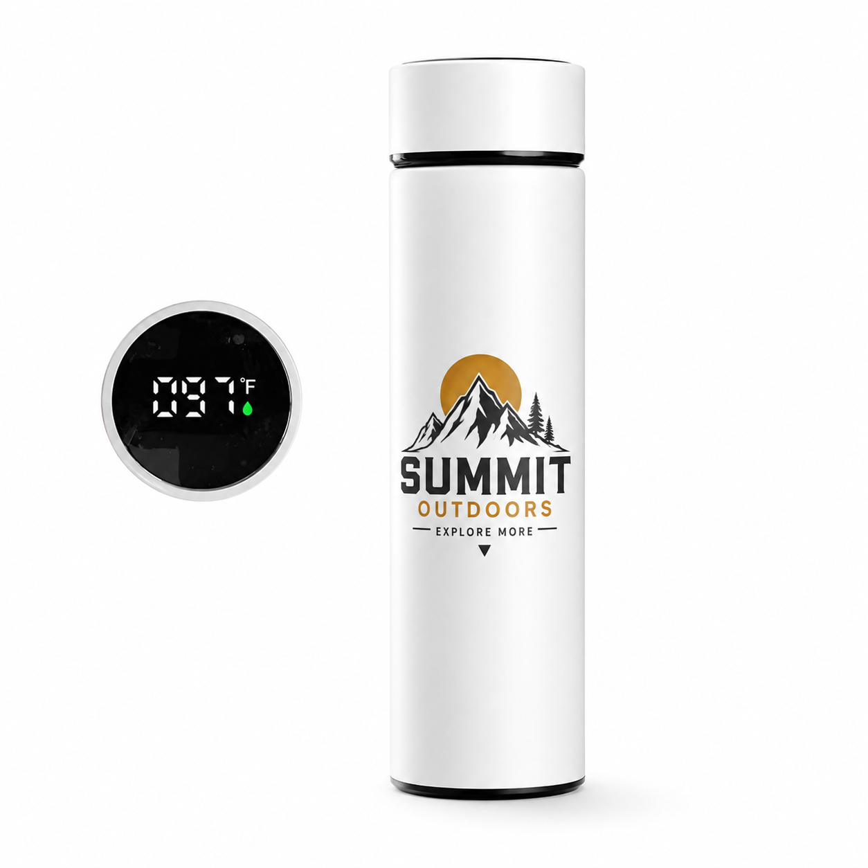 Smart LED Temperature Display Water Bottle