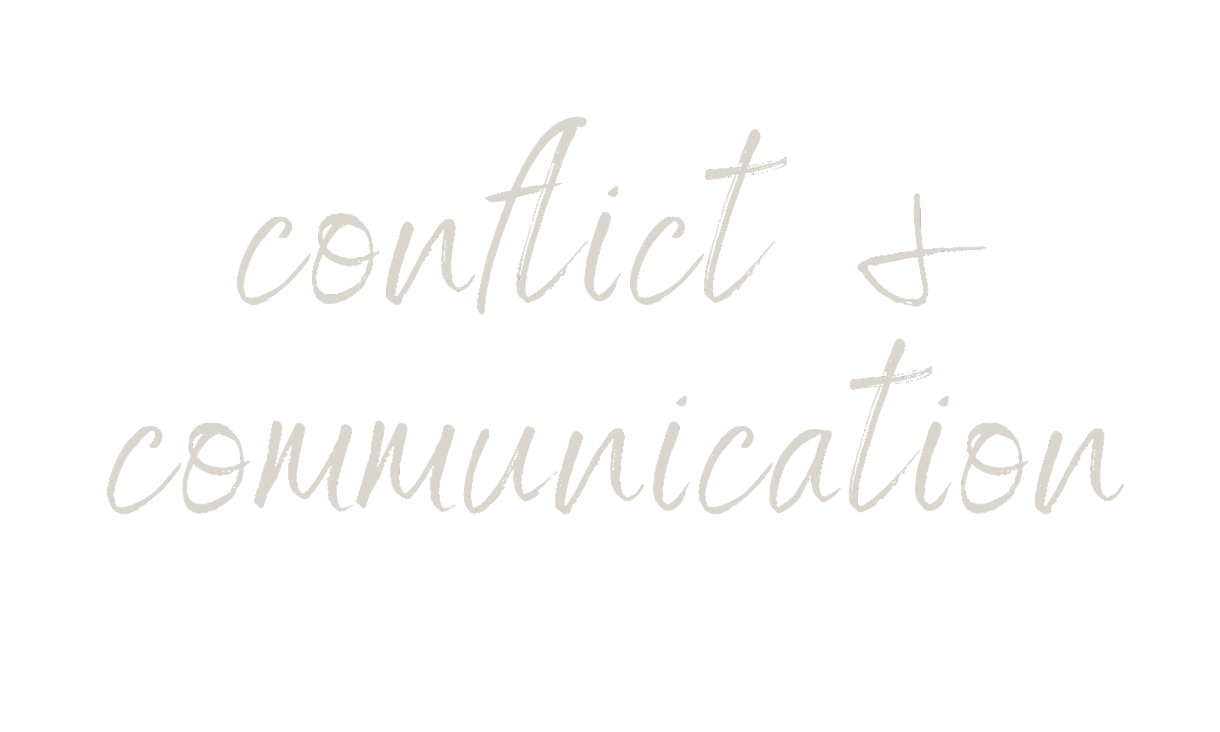 conflict & communication