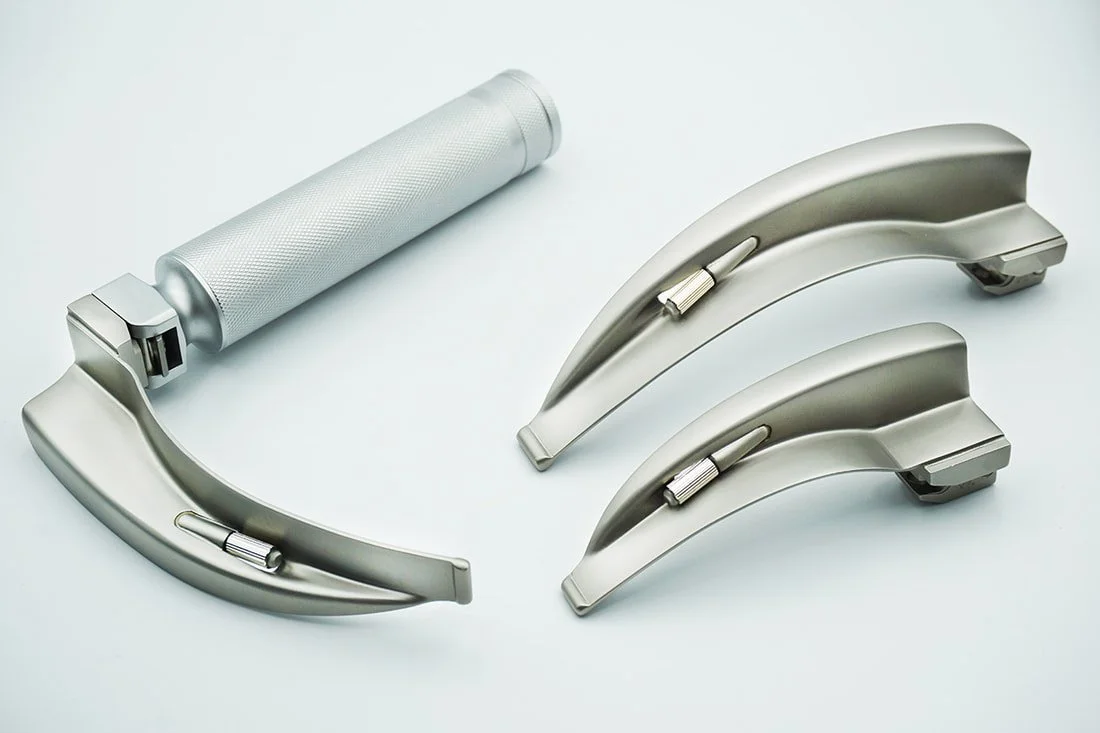 彎式燈泡式喉頭鏡Conventional Macintosh Laryngoscope