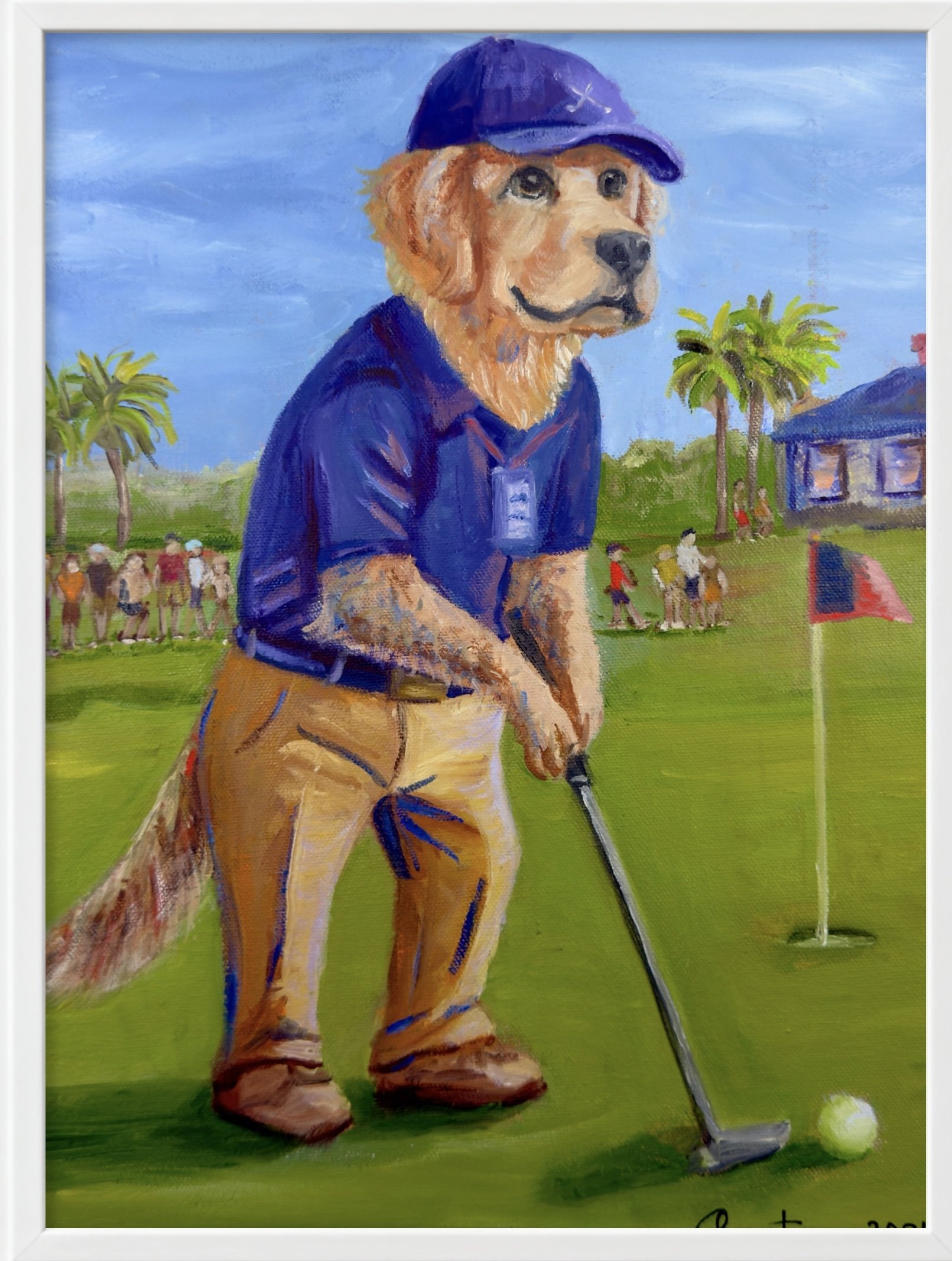 Golfer Dog