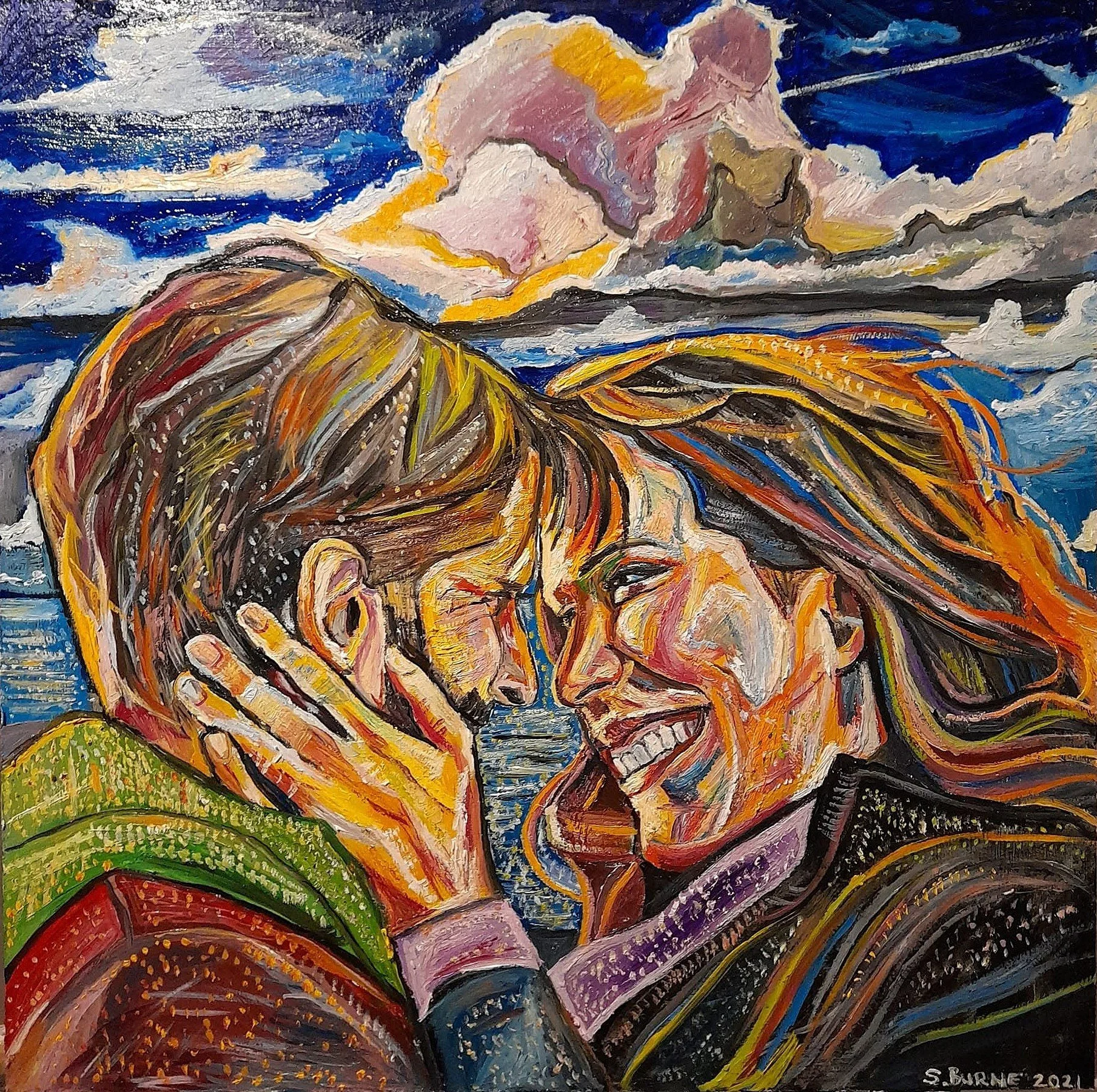 Irish couple leaving Holyhead for Dublin