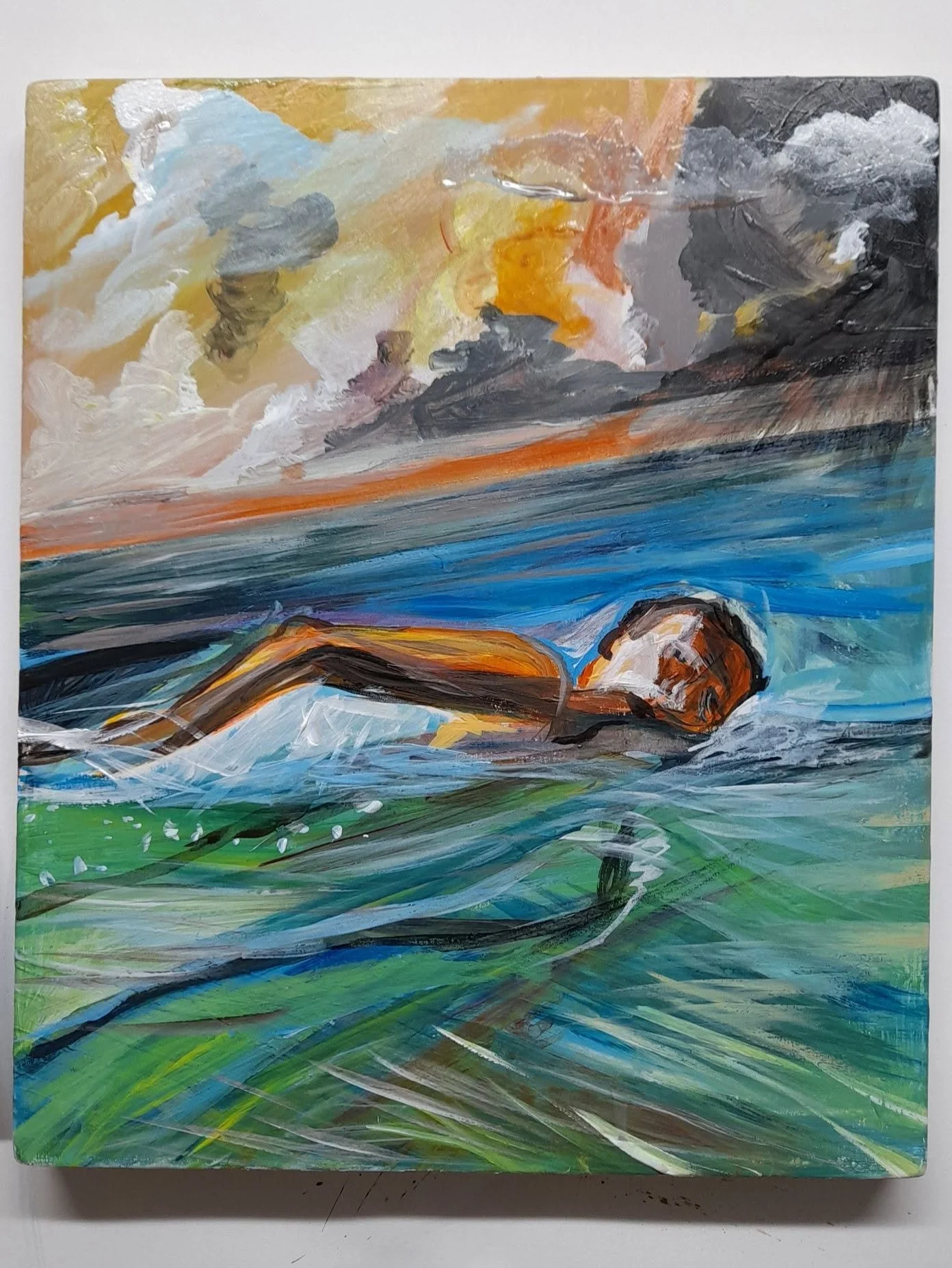 Swimming in the Irish sea