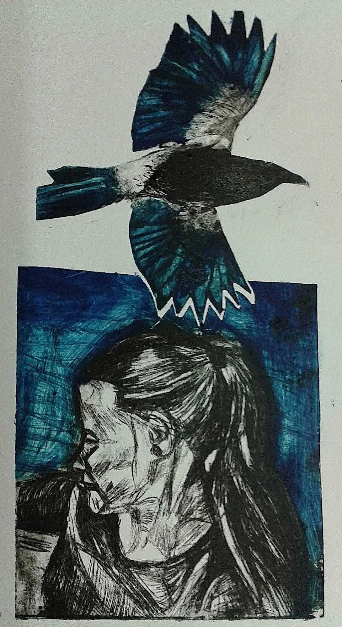 Personal gift card Etching print