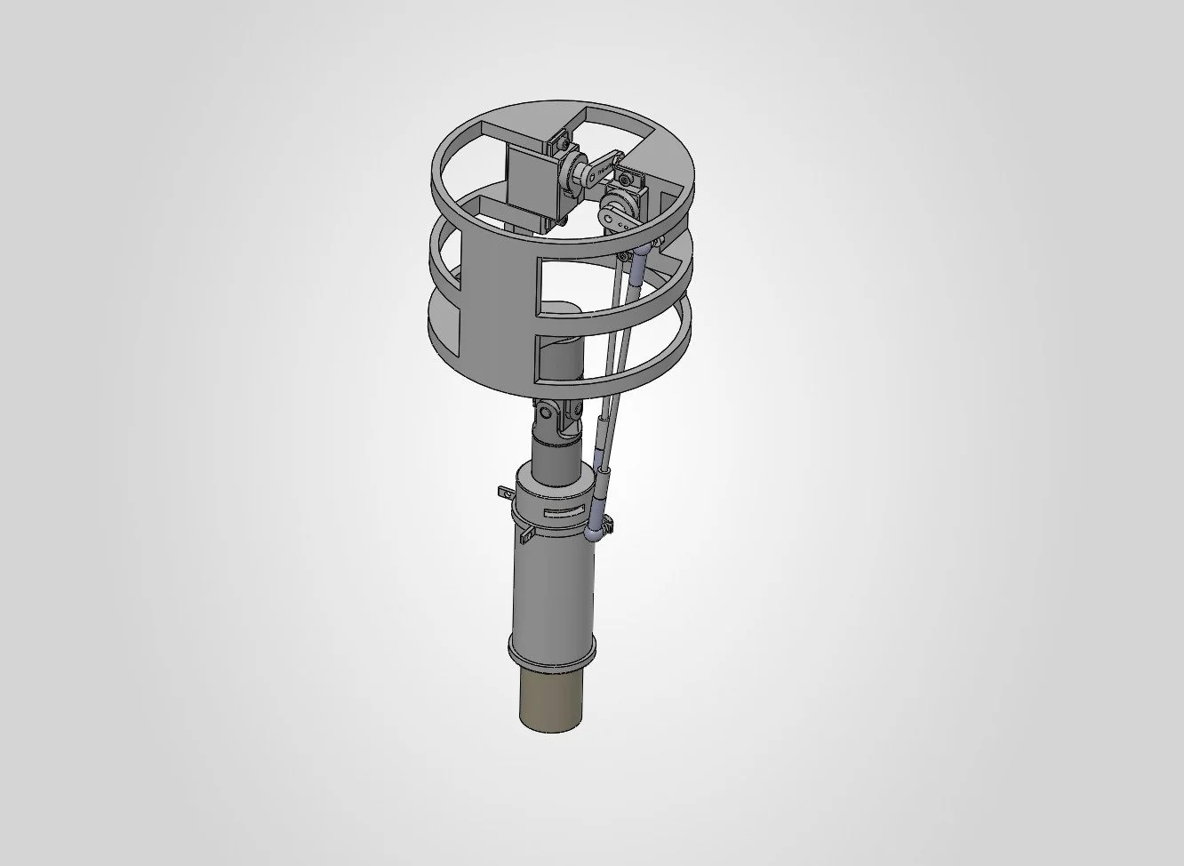 Thrust Vectored Controlled Rocket