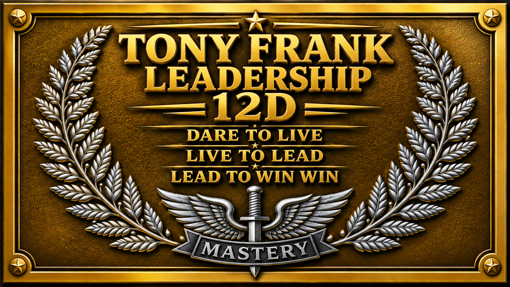 TONYFRANKLEADERSHIP 12D PROGRAMME