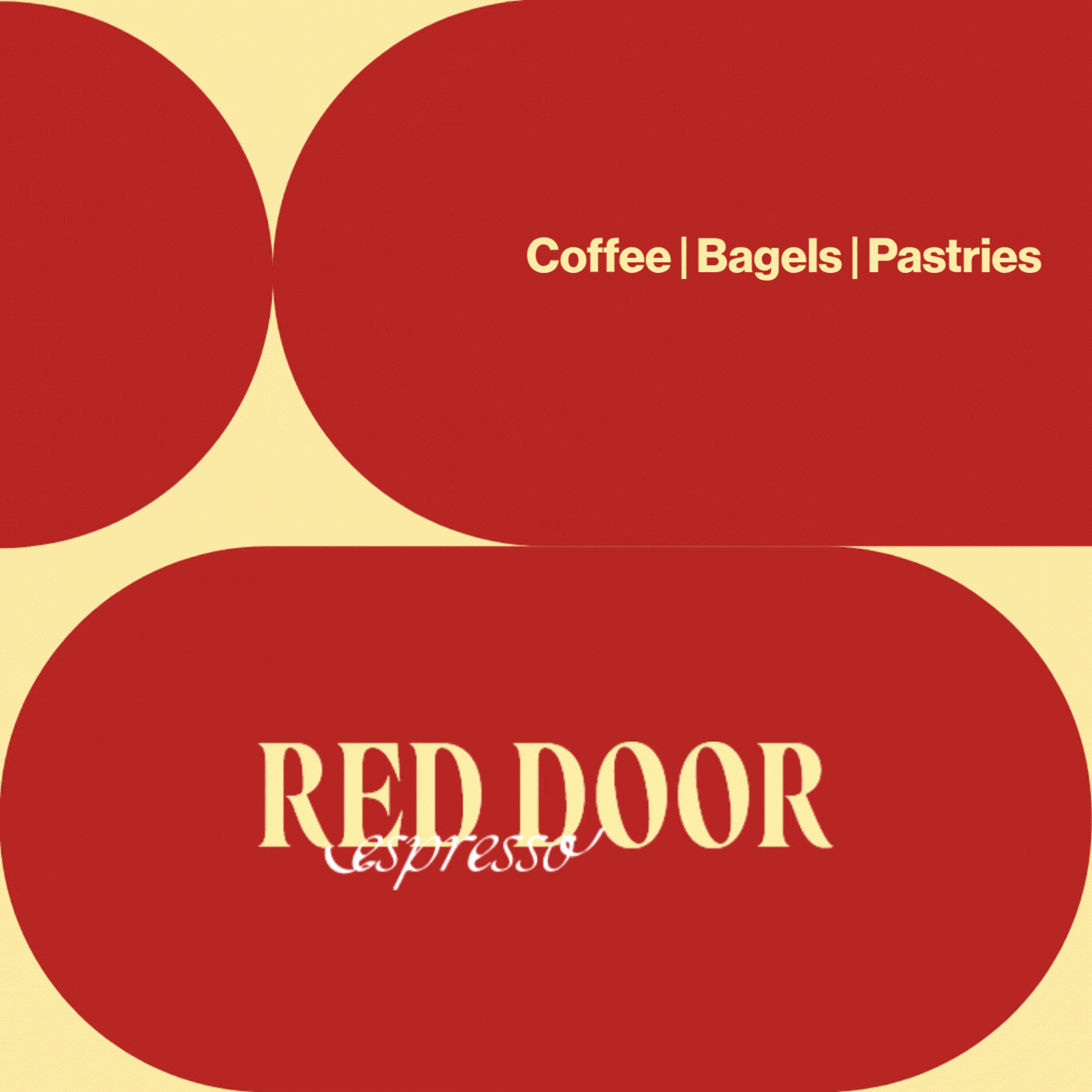 Red Door espresso Brand Identity