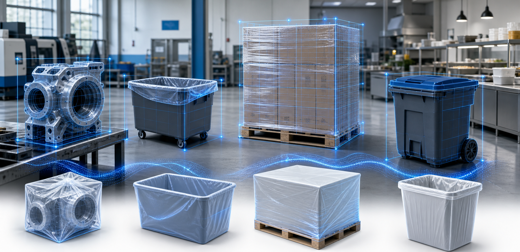 Plastic IQ measures diverse industrial, food service, janitorial, and packaging applications to match correctly fitted plastic solutions