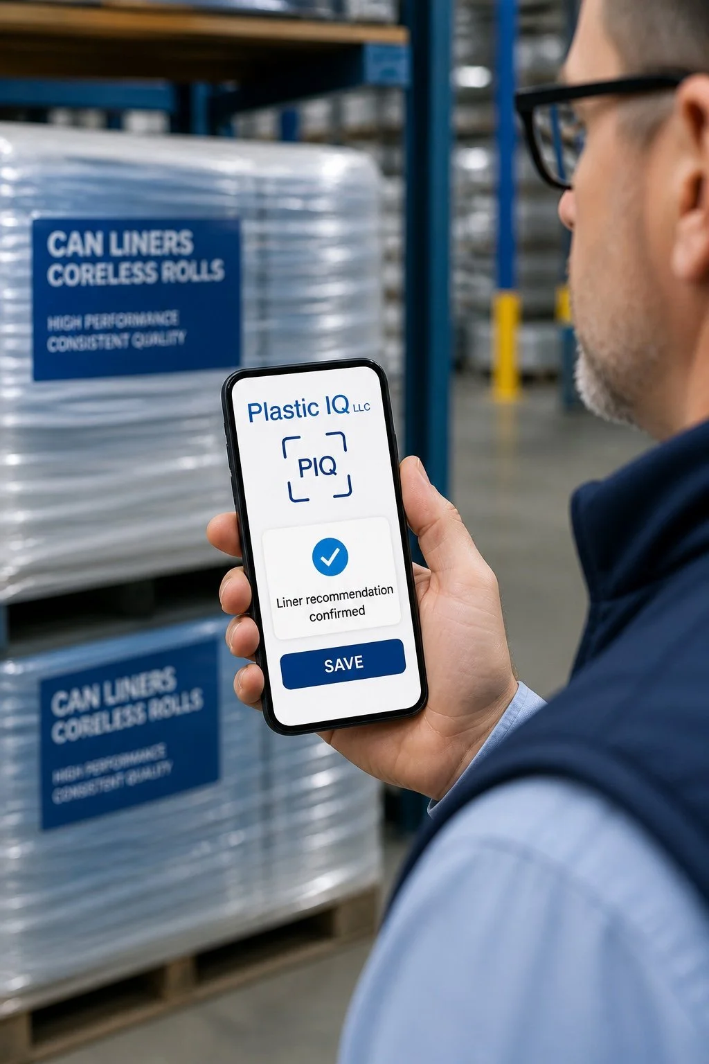 Plastic IQ sales intelligence dashboard showing captured customer visit opportunities