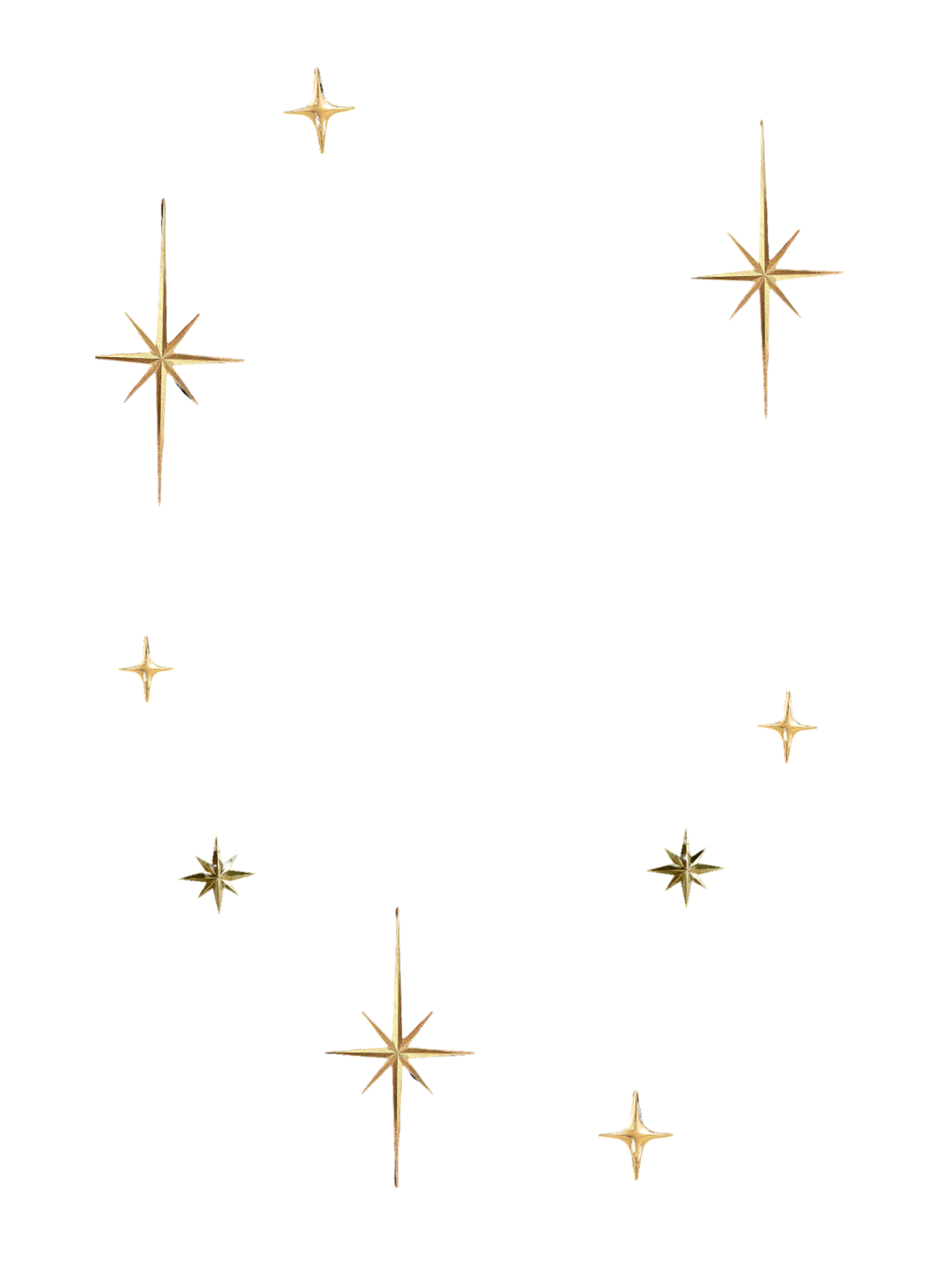Decorative background with gold star-shaped accents and red, yellow, and white stripes.