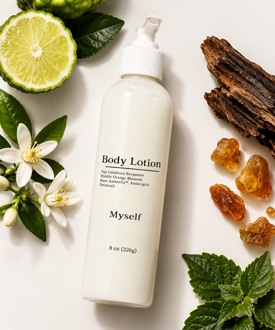 Myself Scented Body Lotion | Bergamot & Orange Blossom