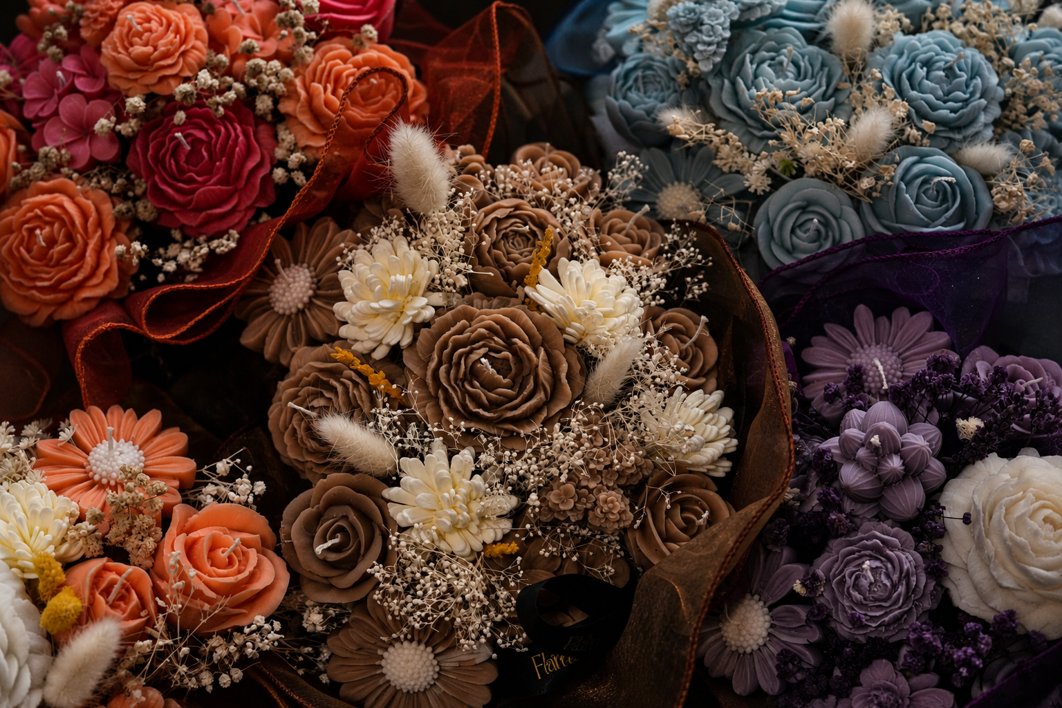 Handmade Candle Bouquets