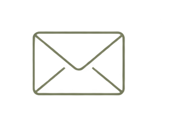 Outline drawing of an envelope, representing email communication.