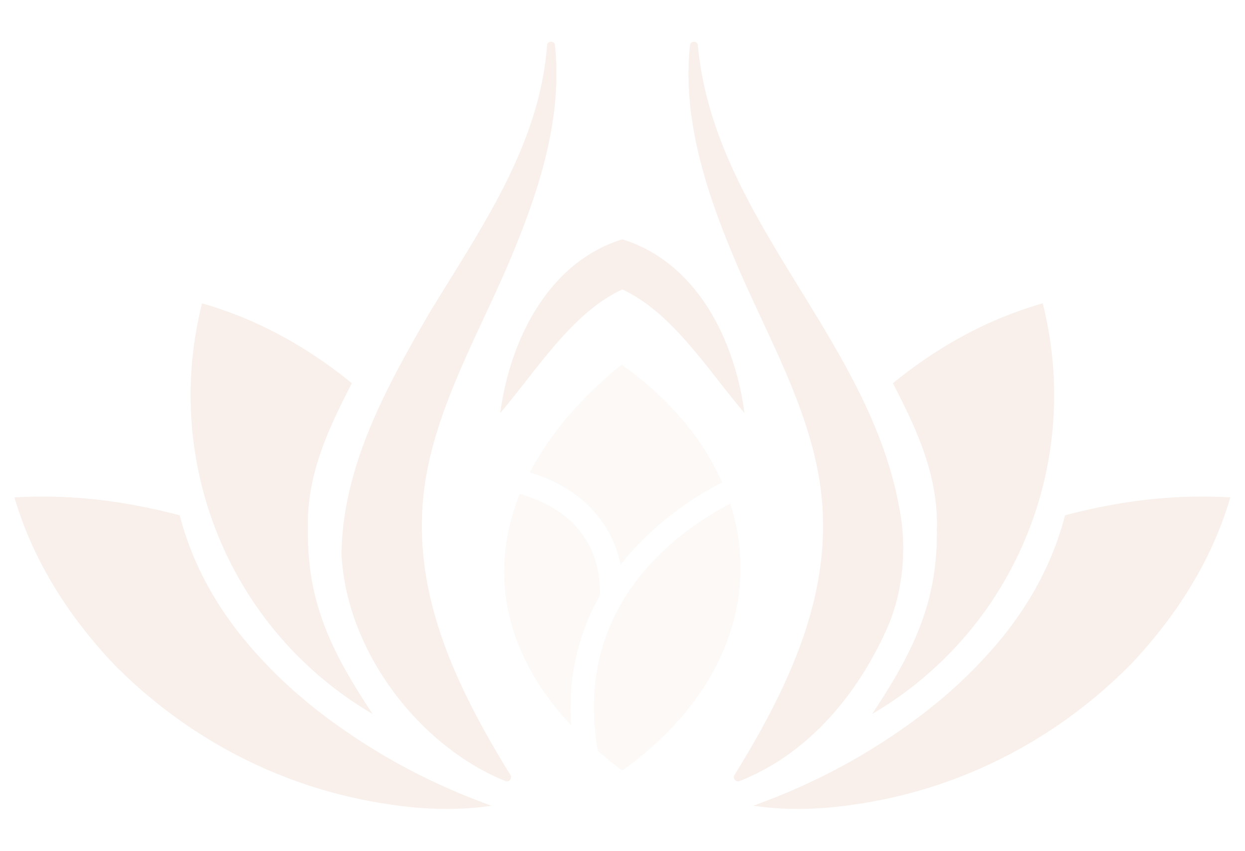 Black and white abstract floral design resembling a lotus flower.