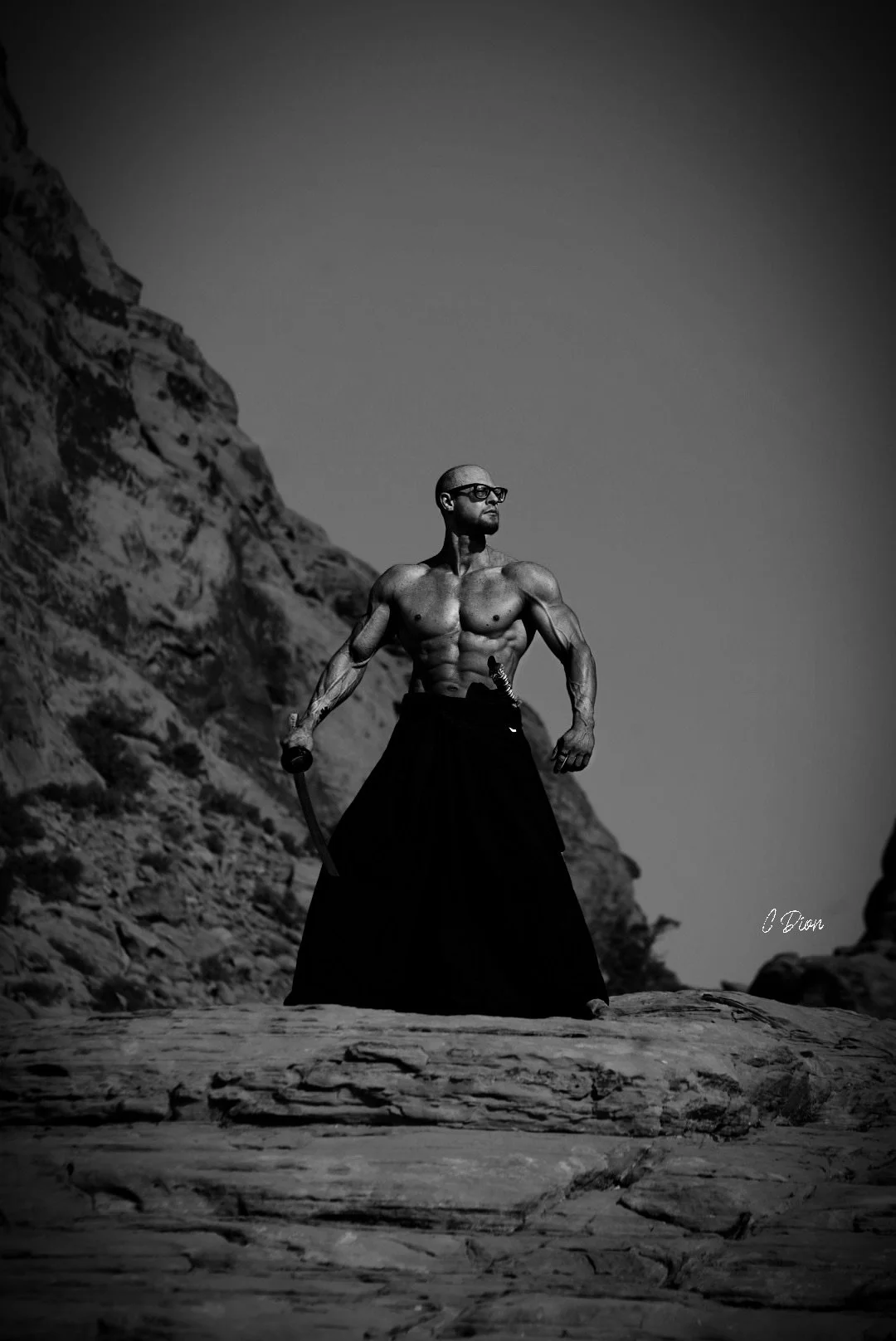 Stuart Paul posing at martial arts