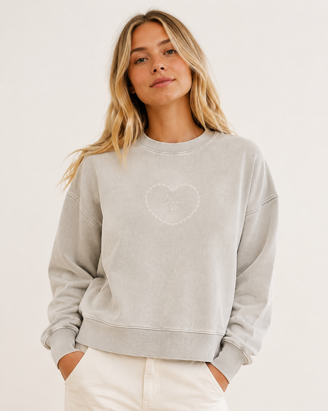 Adult Dume Baby Vintage Wash Crewneck Sweatshirt