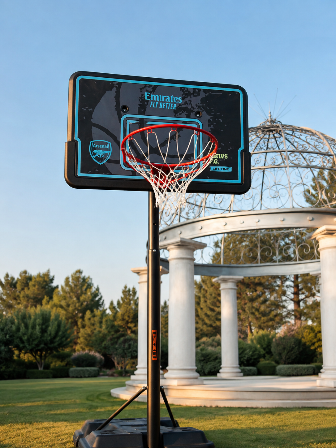 Custom Arsenal Basketball Hoop