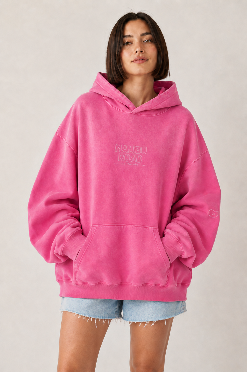 Malibu Road Faded Oversized Hoodie