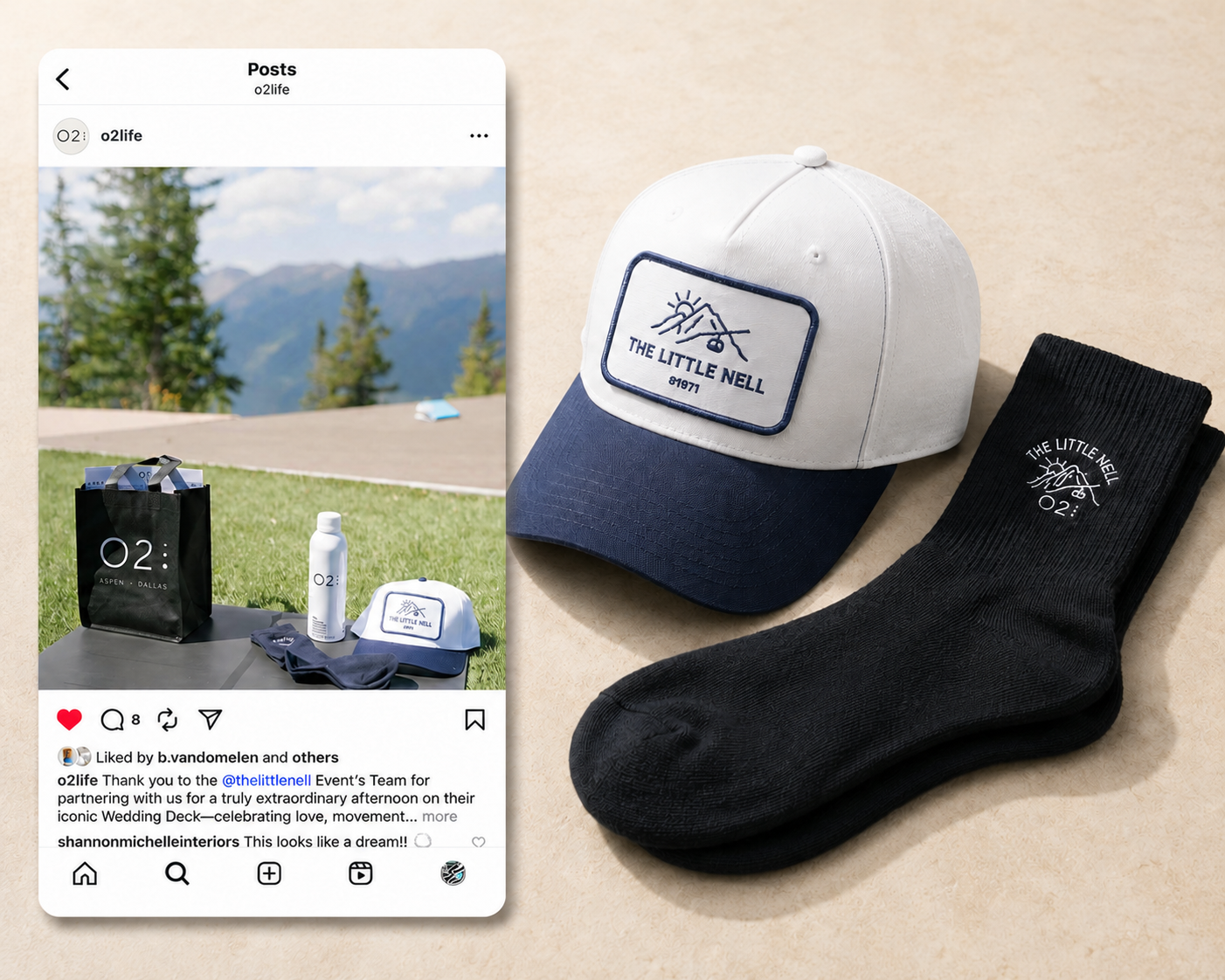 Little Nell Custom Hat & Socks