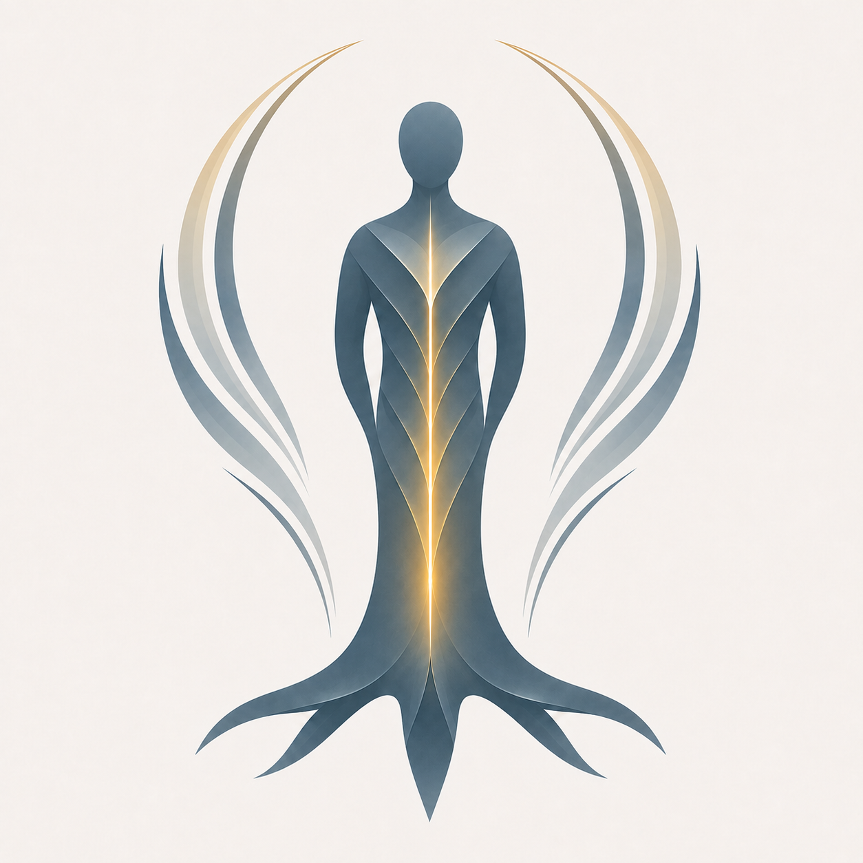 Stylized figure with features resembling a woman combined with aquatic elements, featuring sleek fins and glowing accents, set against a plain background.