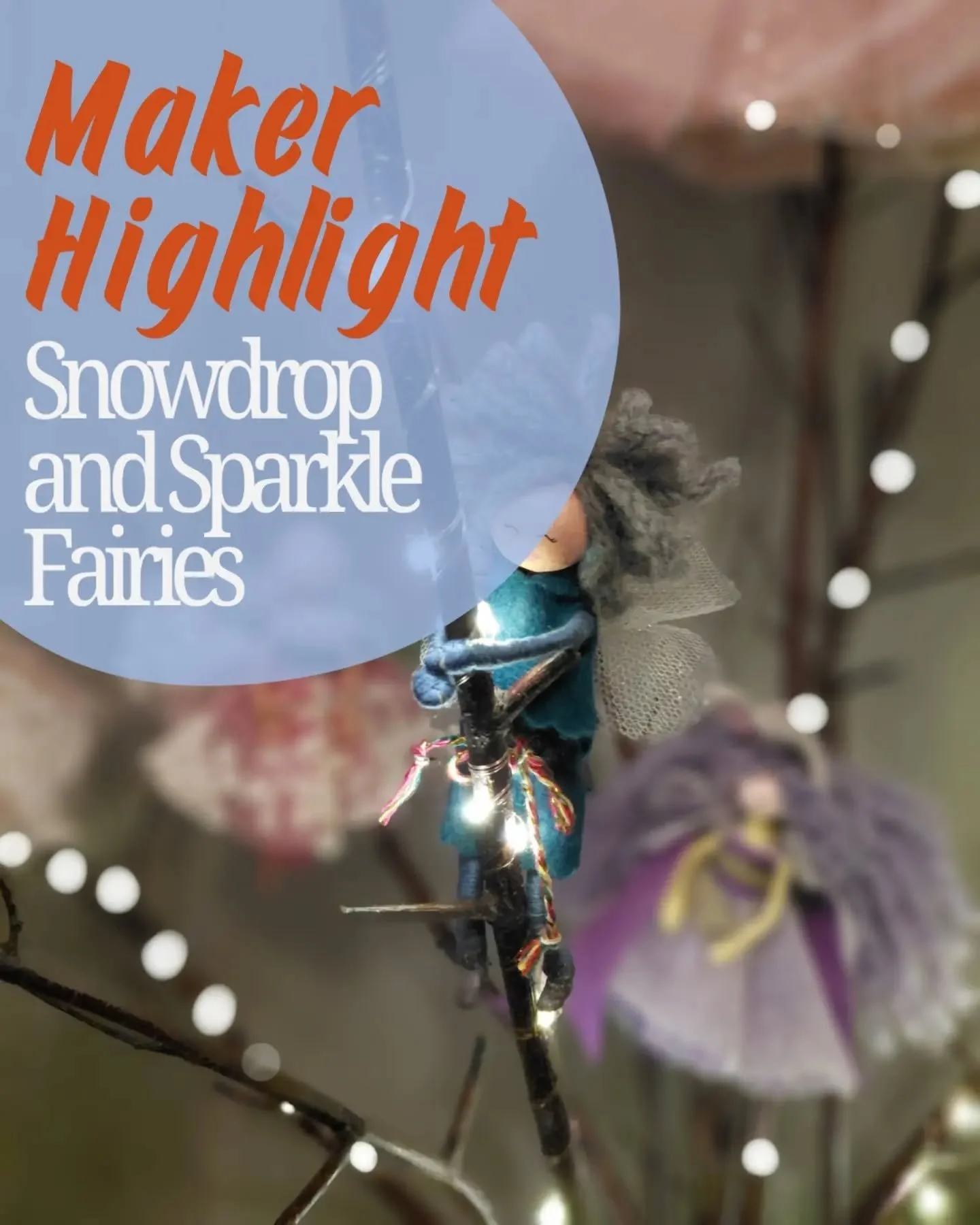 🍂Fishponds Pottery Harvest Market 2026
👉Scroll to the end for full details

Maker highlight - @snowdropandsparklesfairies 

I create unique, handmade fairy decorations inspired by nature, nostalgia and a little bit of magic. Each fairy is lovingly 